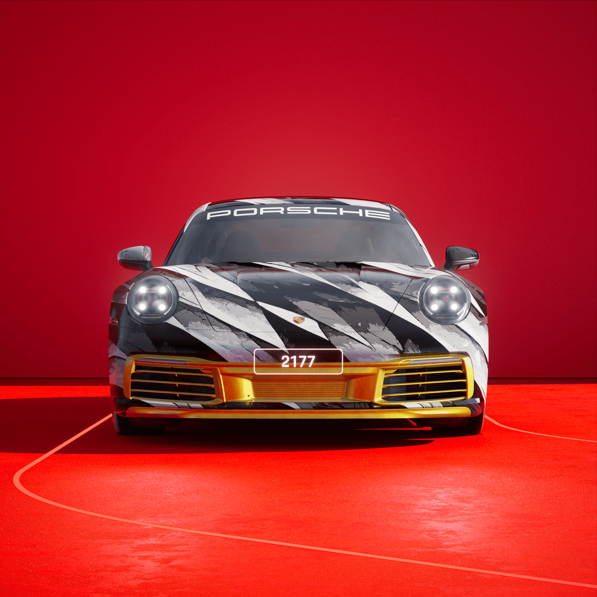 The PORSCHΞ 911 2177 image in phase