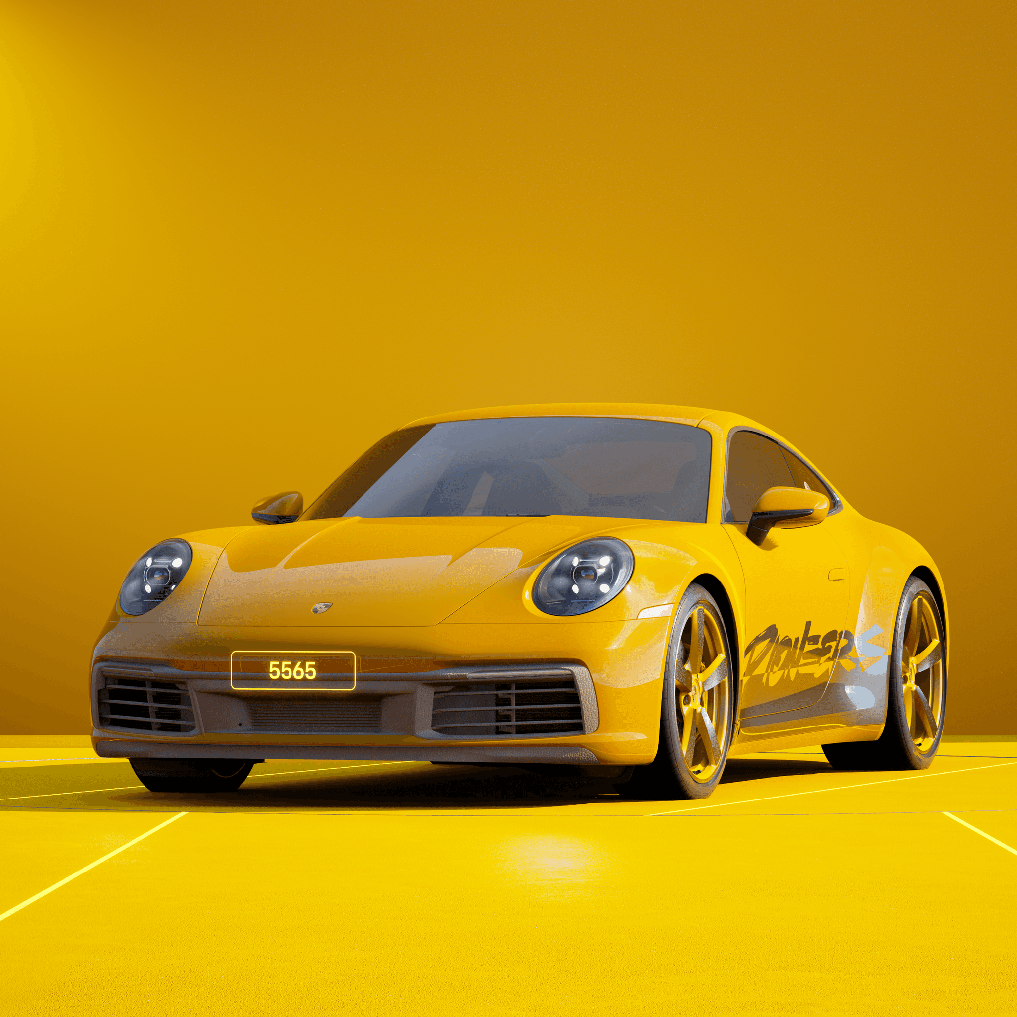 The PORSCHΞ 911 5565 image in phase