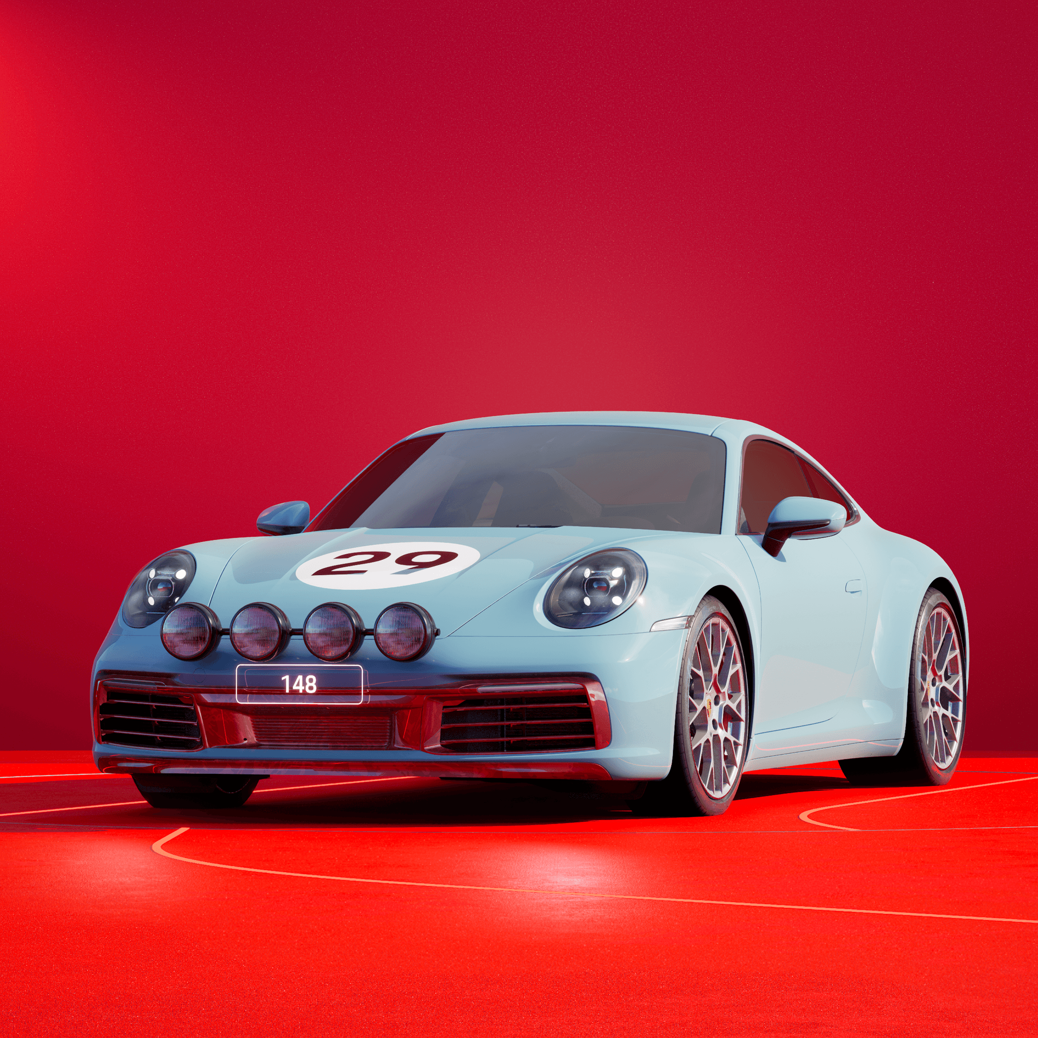 The PORSCHΞ 911 148 image in phase