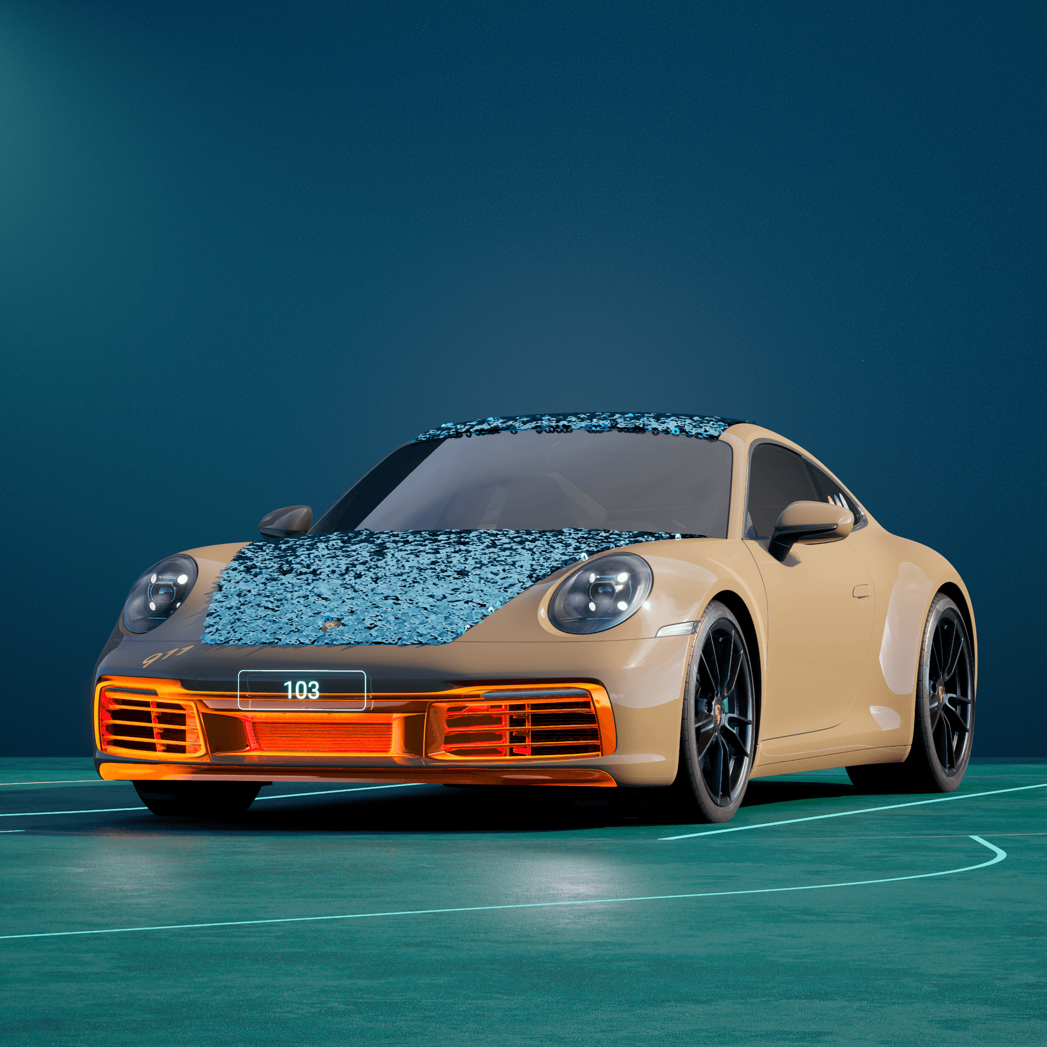 The PORSCHΞ 911 103 image in phase