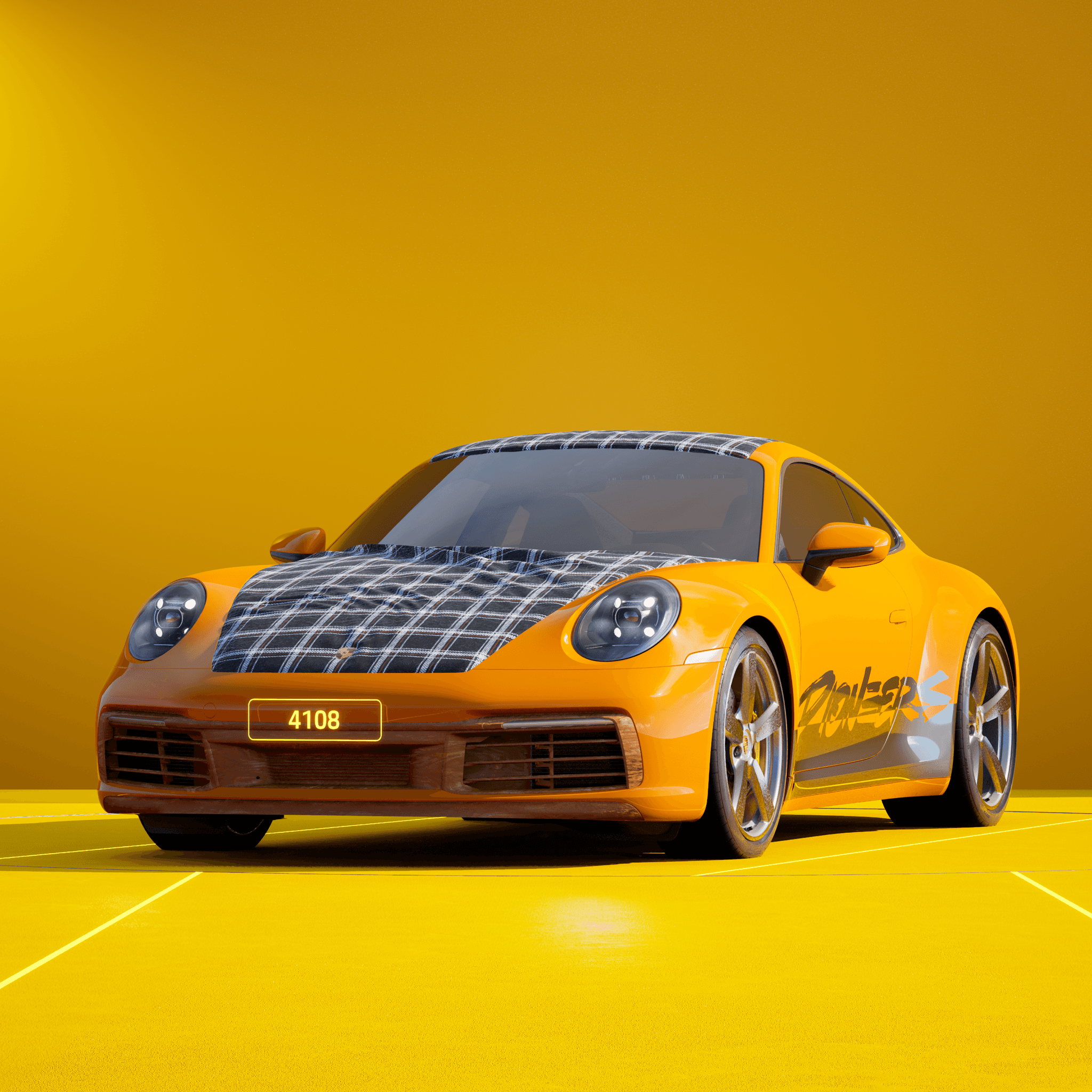 The PORSCHΞ 911 4108 image in phase