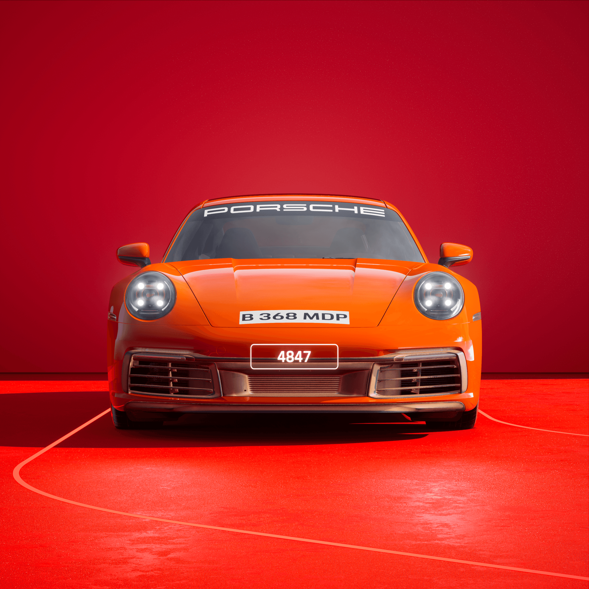 The PORSCHΞ 911 4847 image in phase