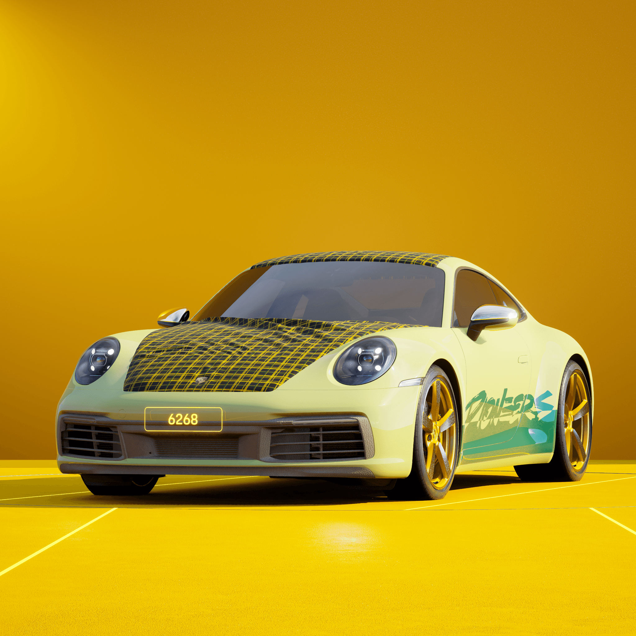 The PORSCHΞ 911 6268 image in phase