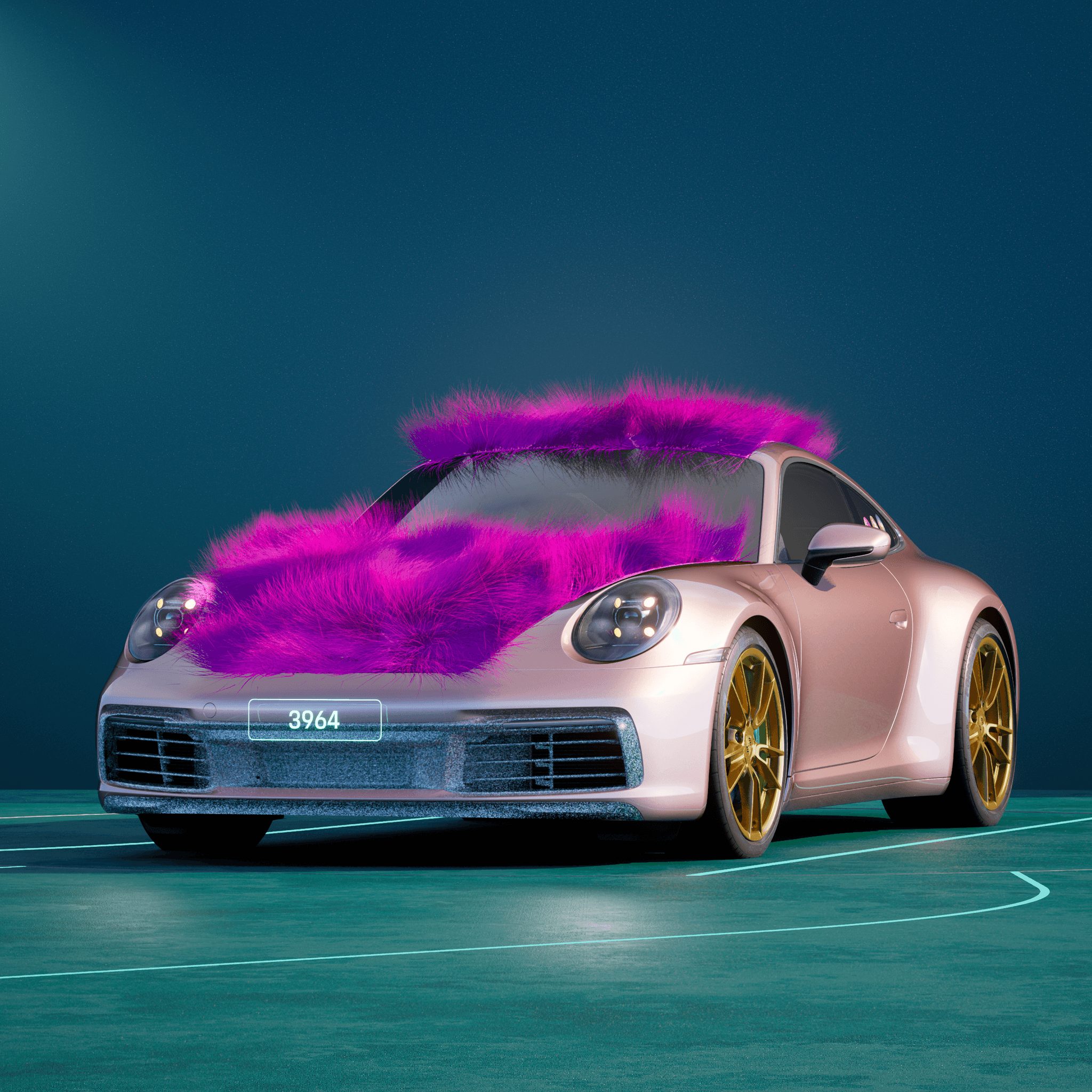 The PORSCHΞ 911 3964 image in phase