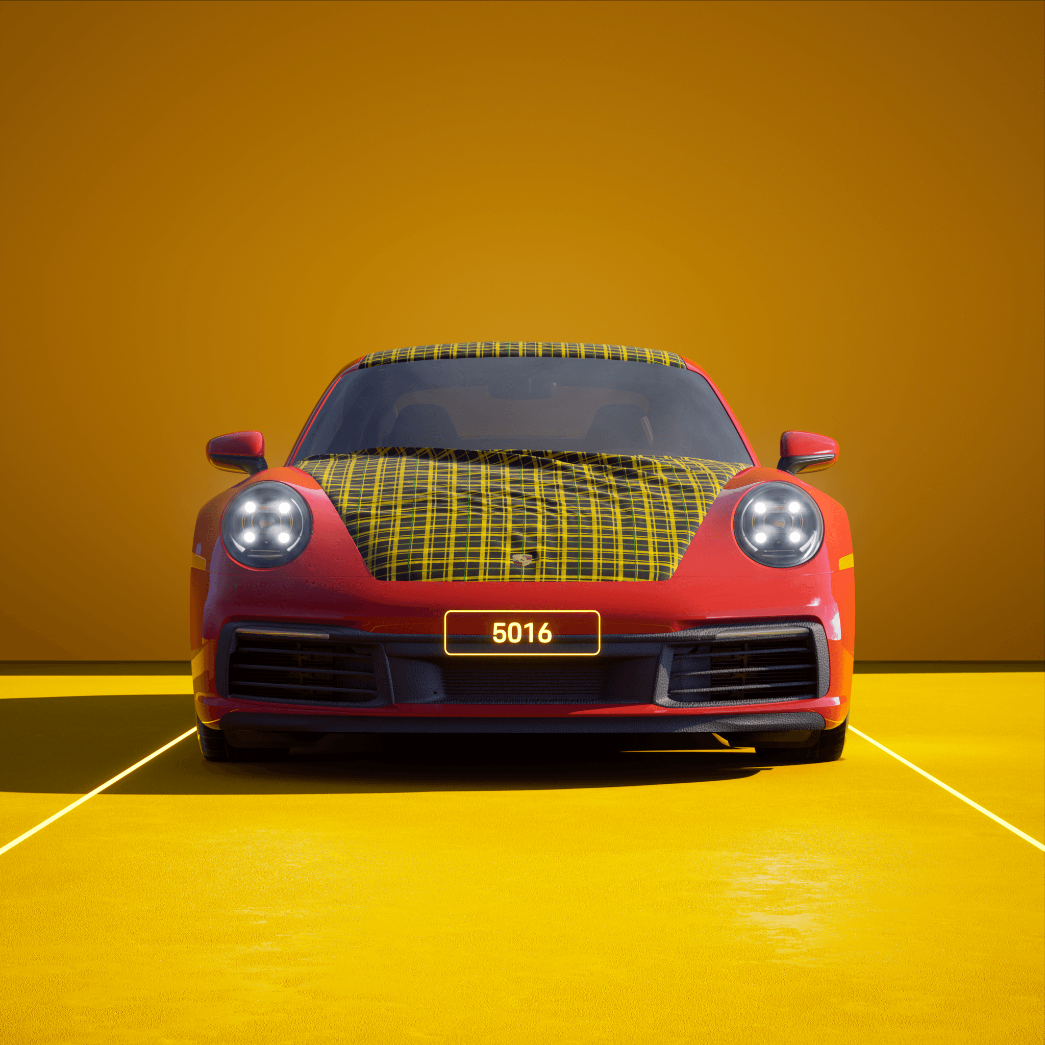 The PORSCHΞ 911 5016 image in phase