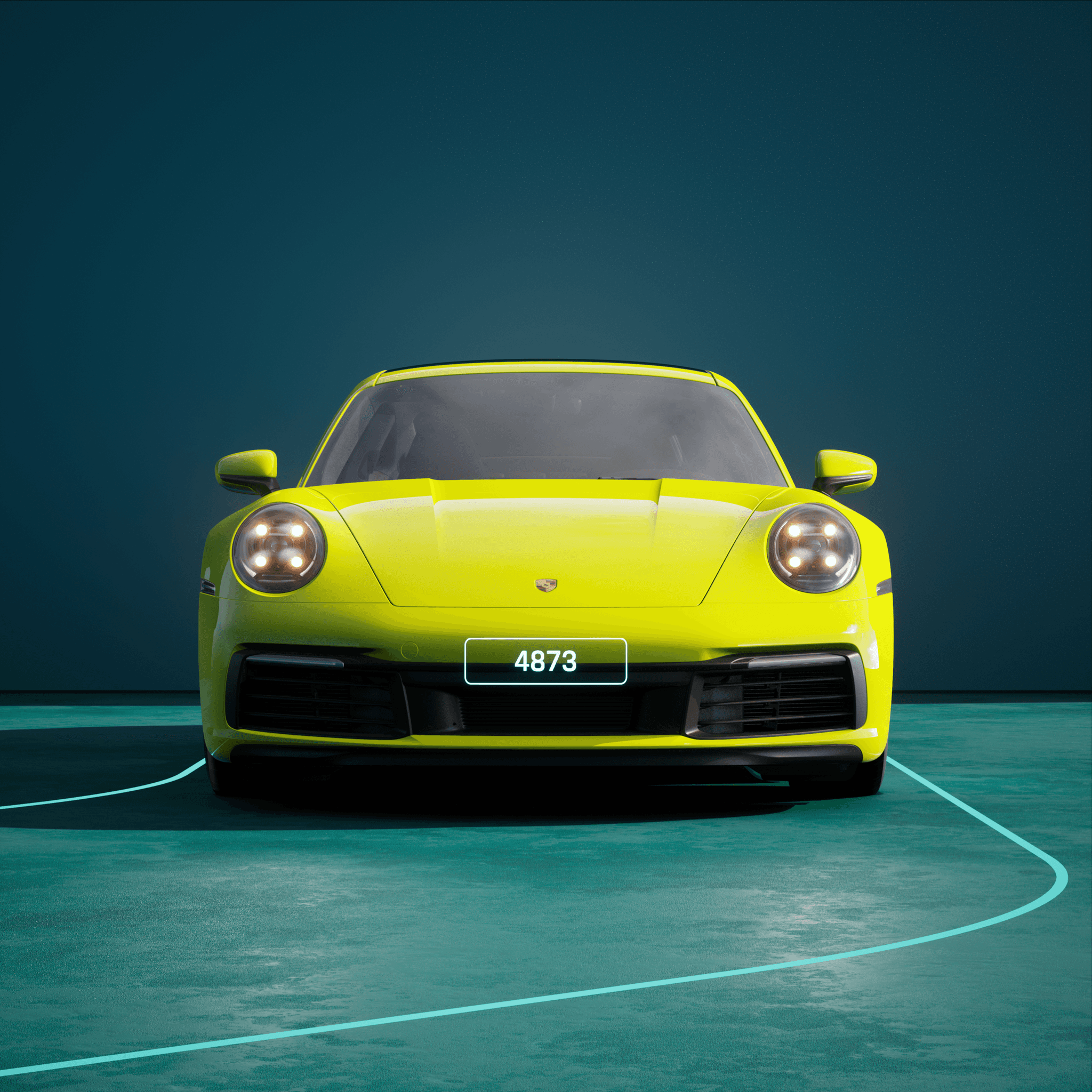 The PORSCHΞ 911 4873 image in phase