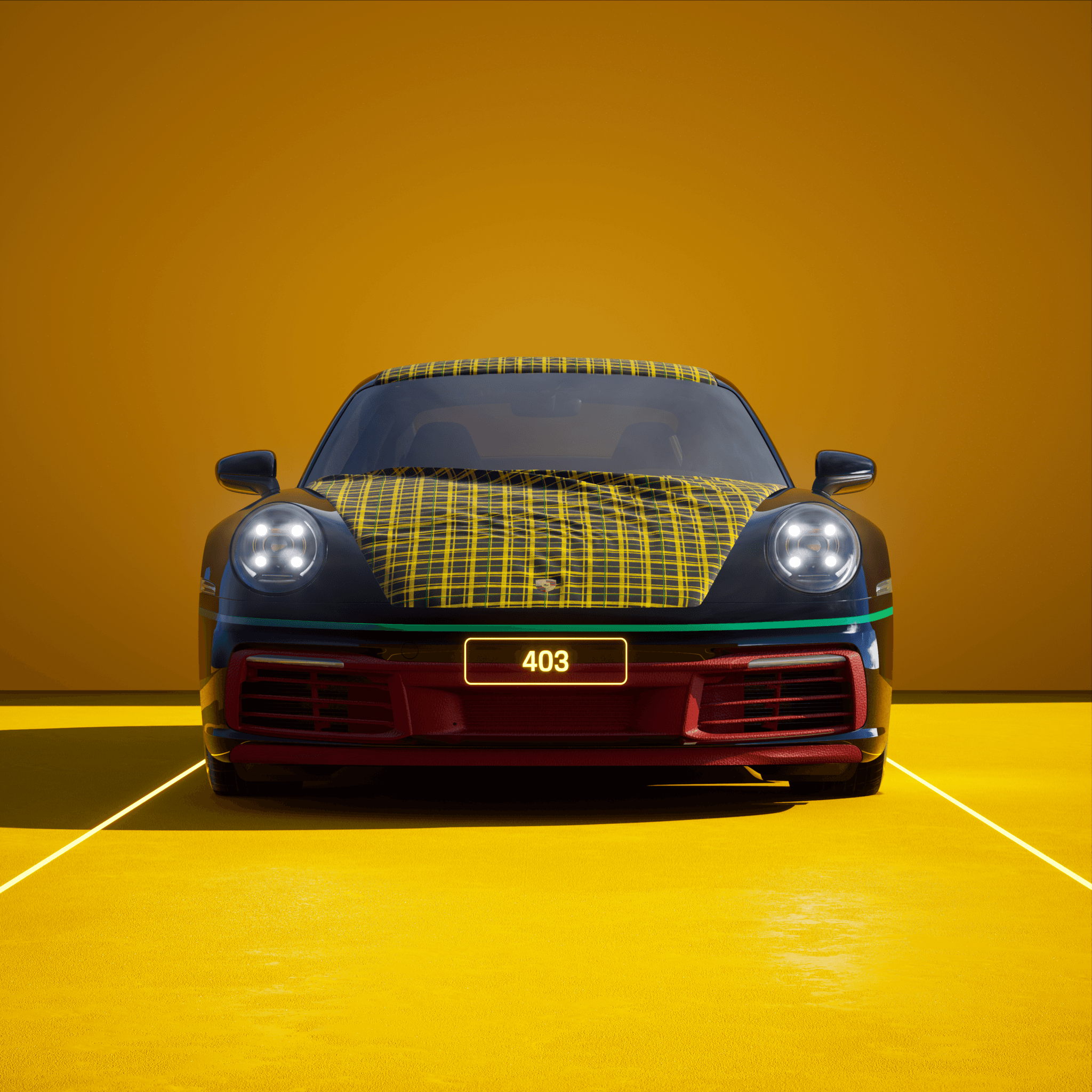 The PORSCHΞ 911 403 image in phase