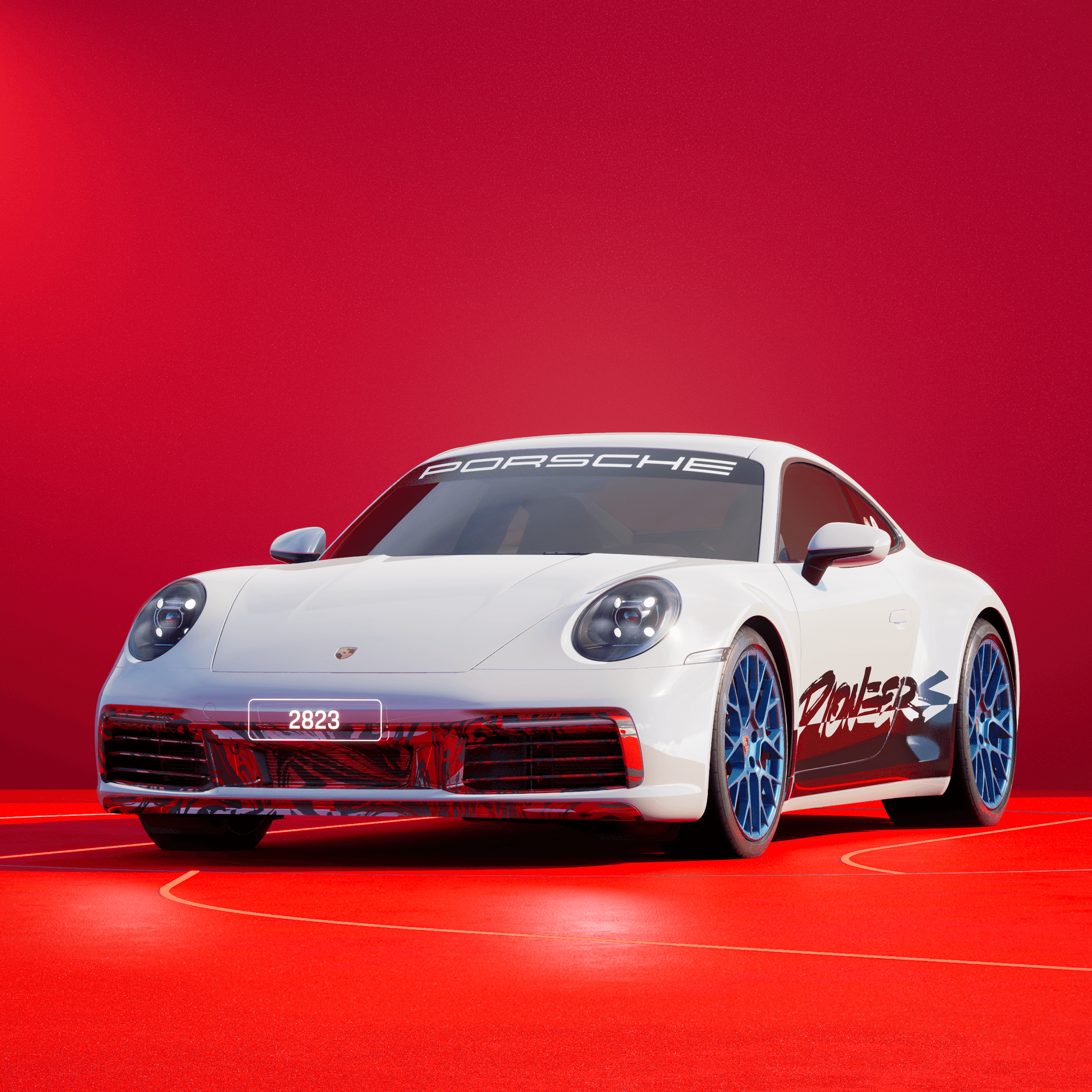 The PORSCHΞ 911 2823 image in phase