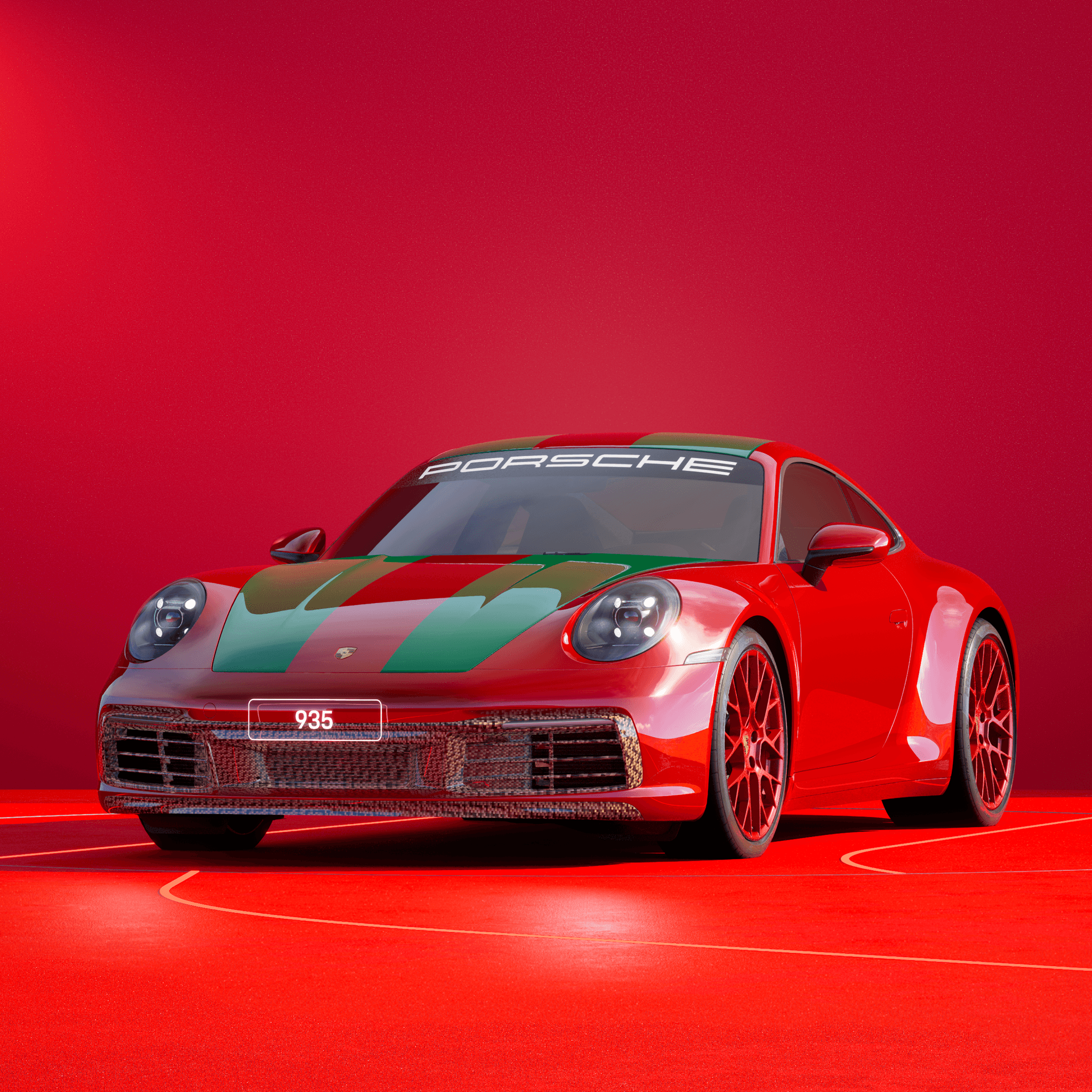 The PORSCHΞ 911 935 image in phase