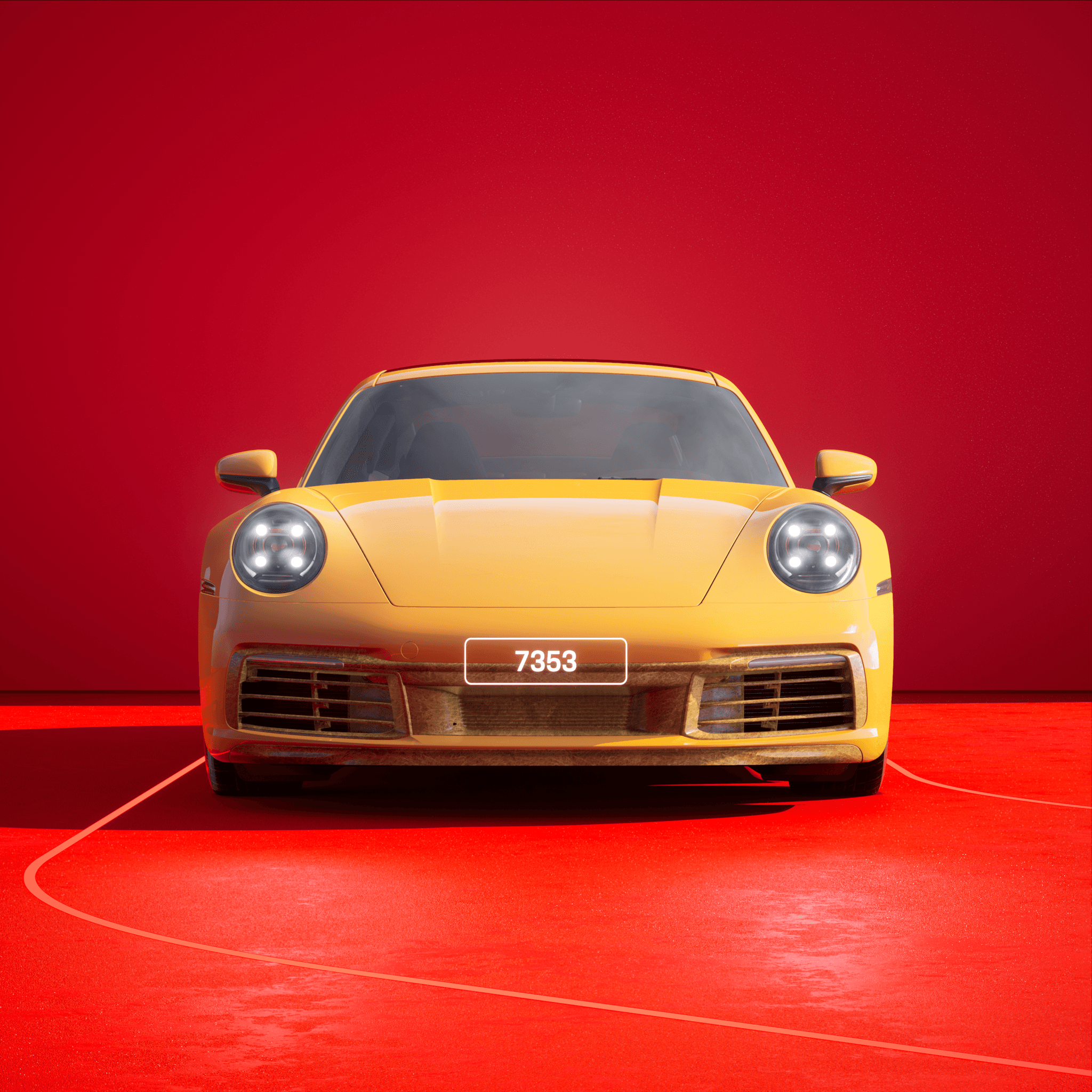 The PORSCHΞ 911 7353 image in phase