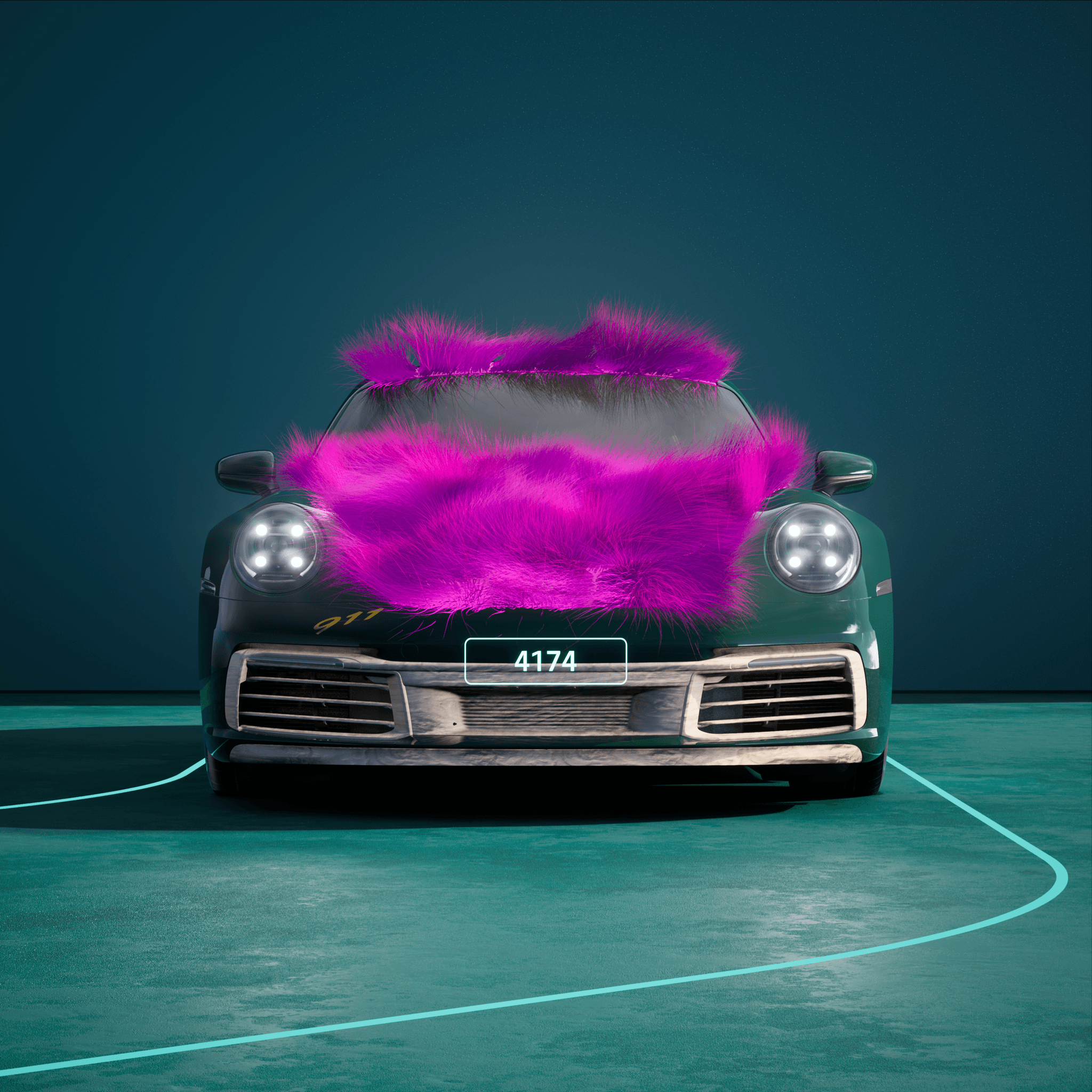 The PORSCHΞ 911 4174 image in phase