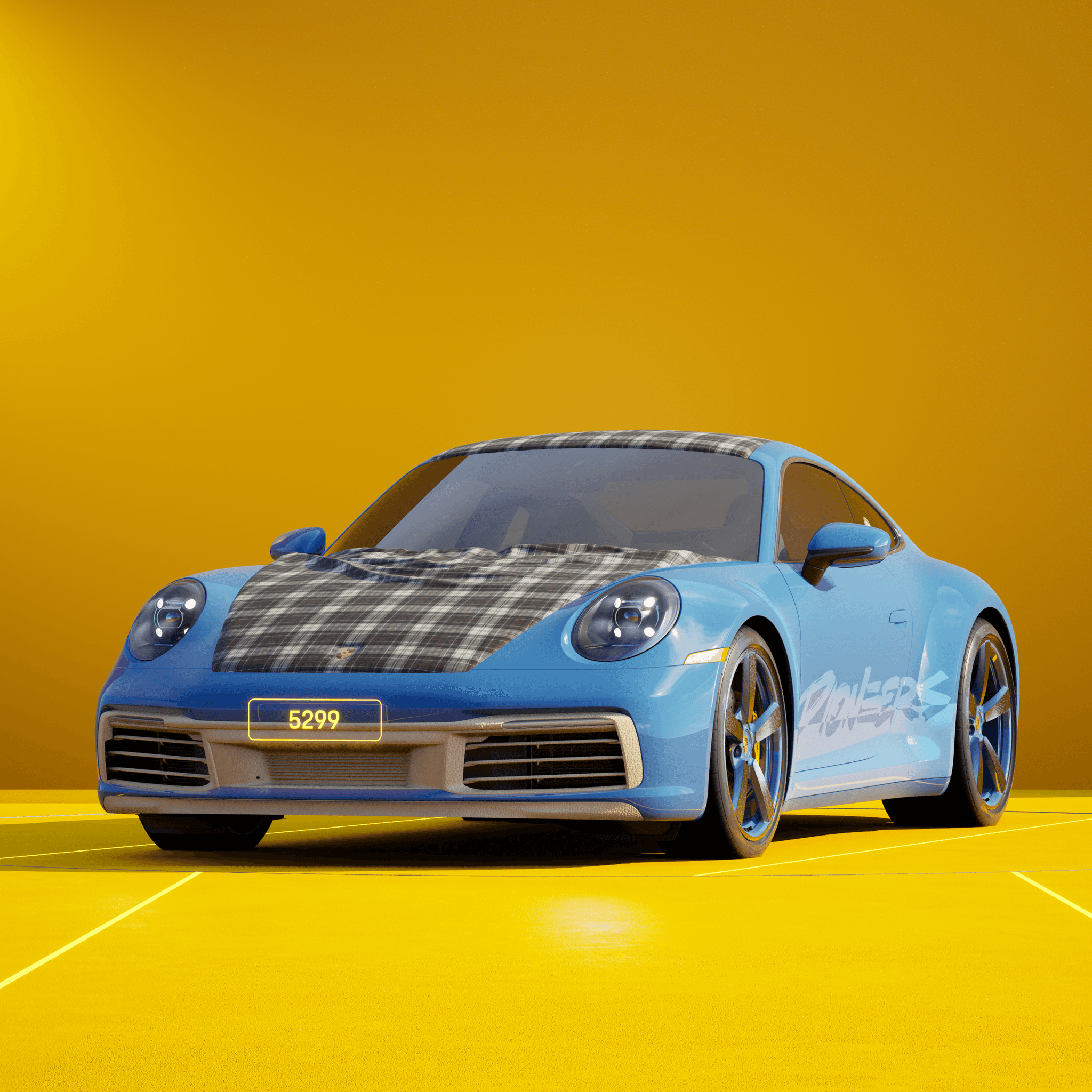 The PORSCHΞ 911 5299 image in phase