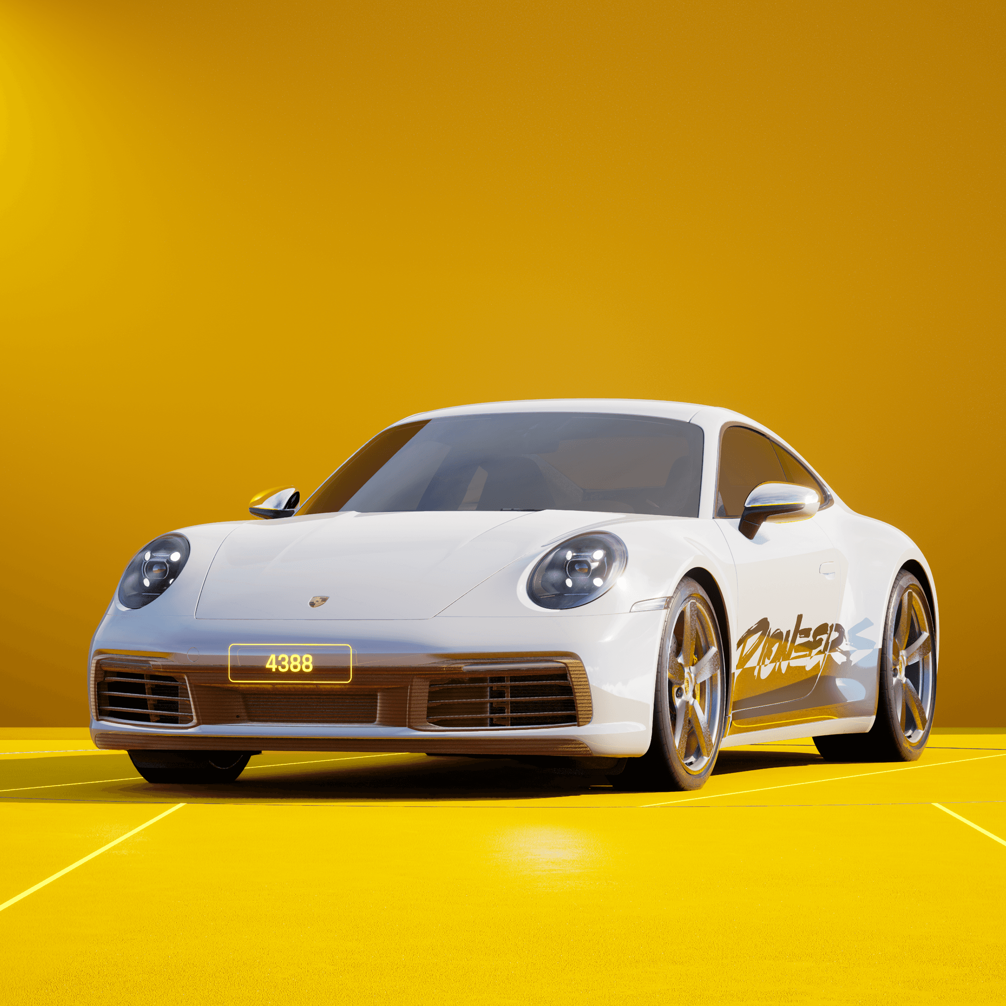 The PORSCHΞ 911 4388 image in phase