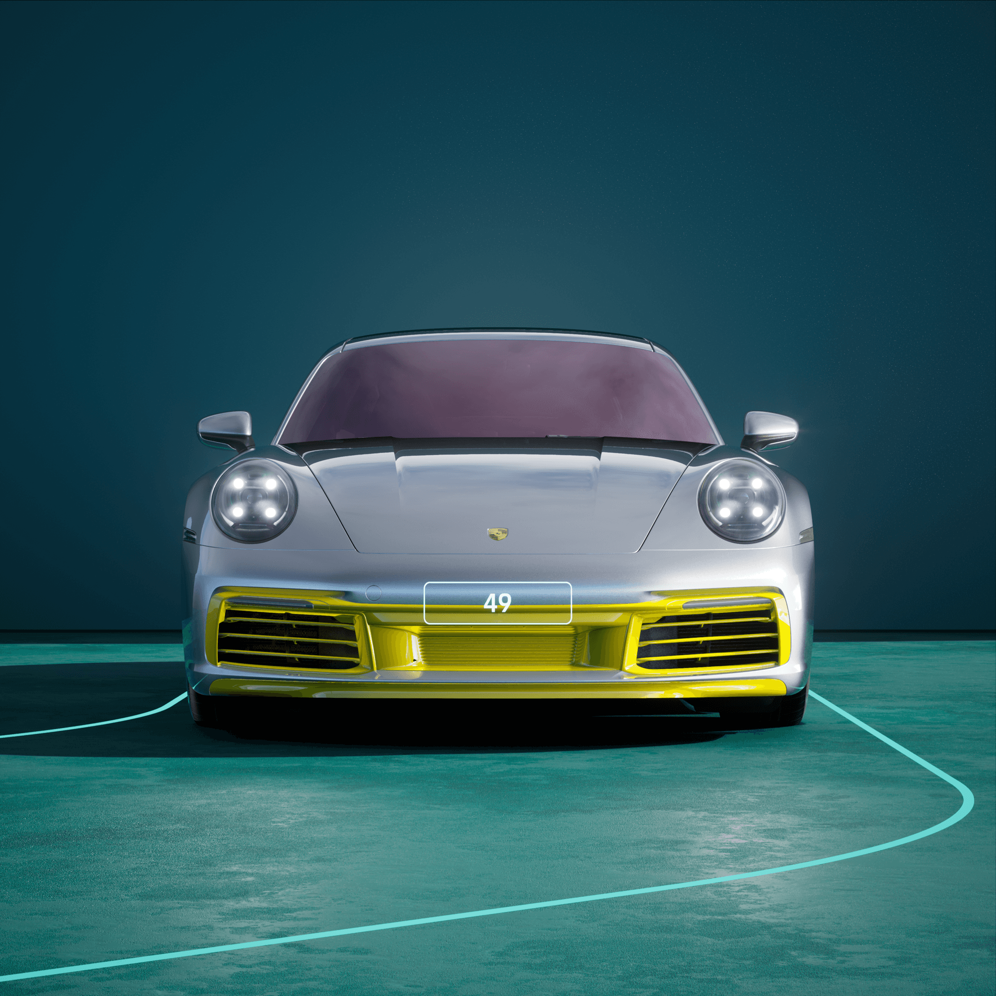 The PORSCHΞ 911 49 image in phase