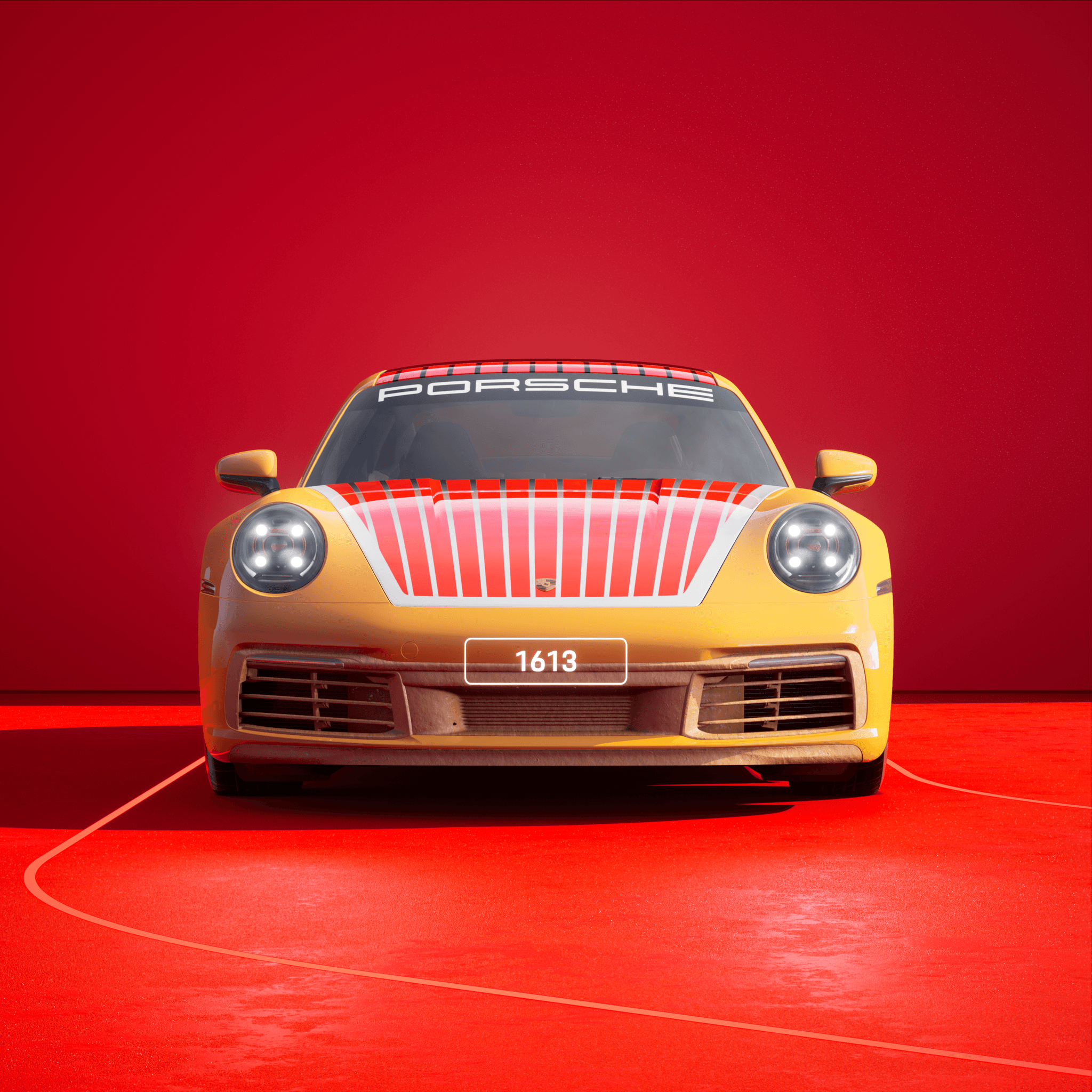 The PORSCHΞ 911 1613 image in phase