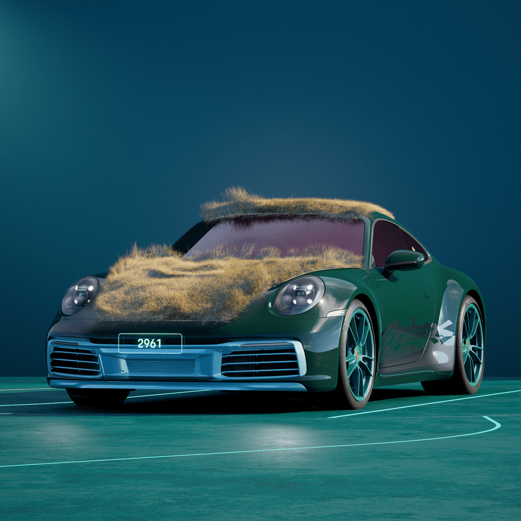 The PORSCHΞ 911 2961 image in phase