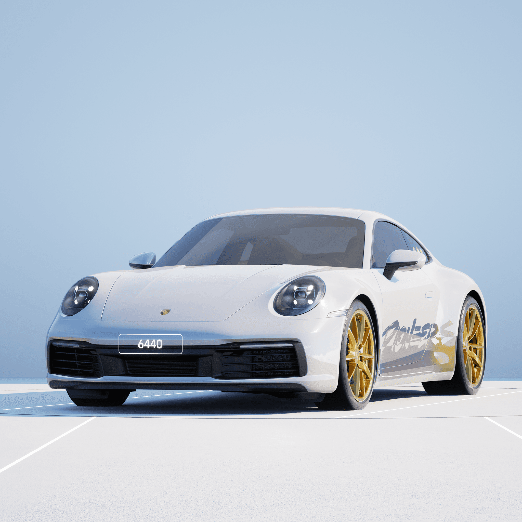 The PORSCHΞ 911 6440 image in phase