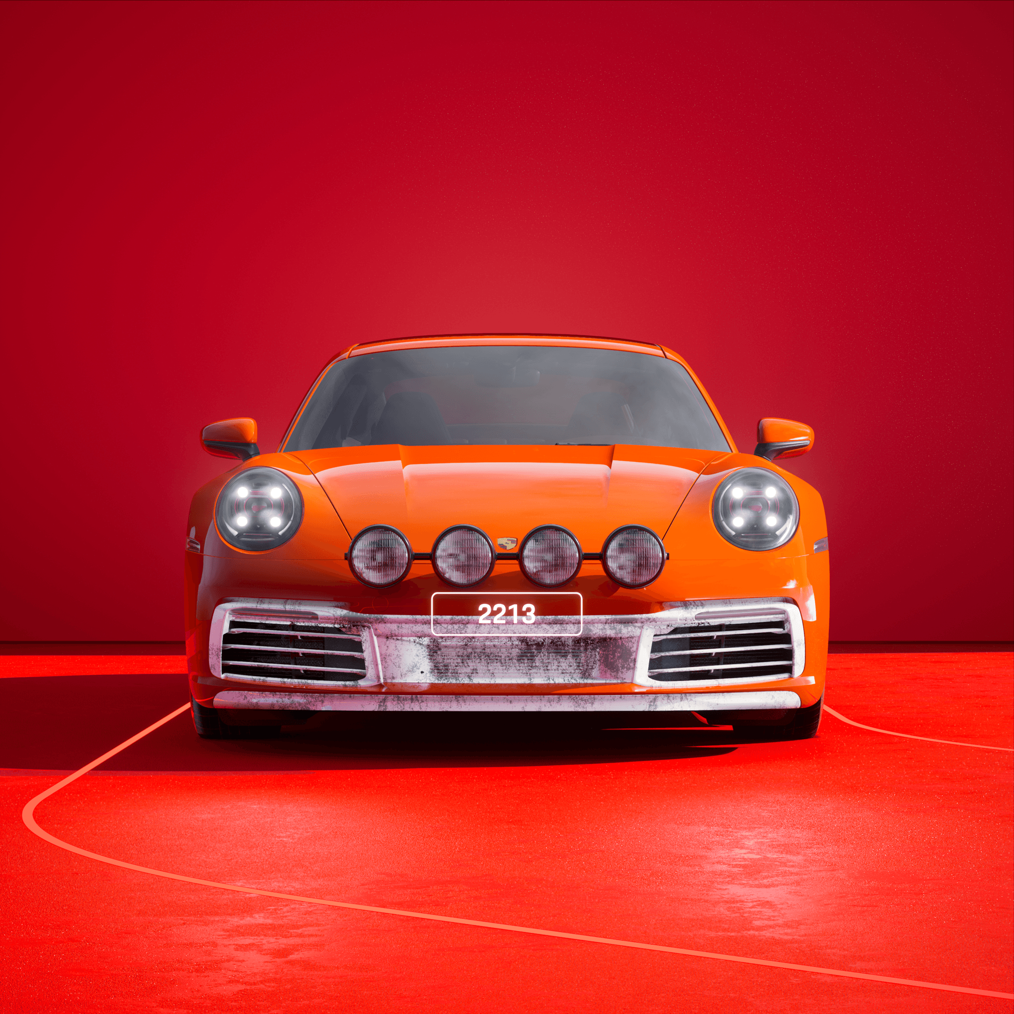The PORSCHΞ 911 2213 image in phase