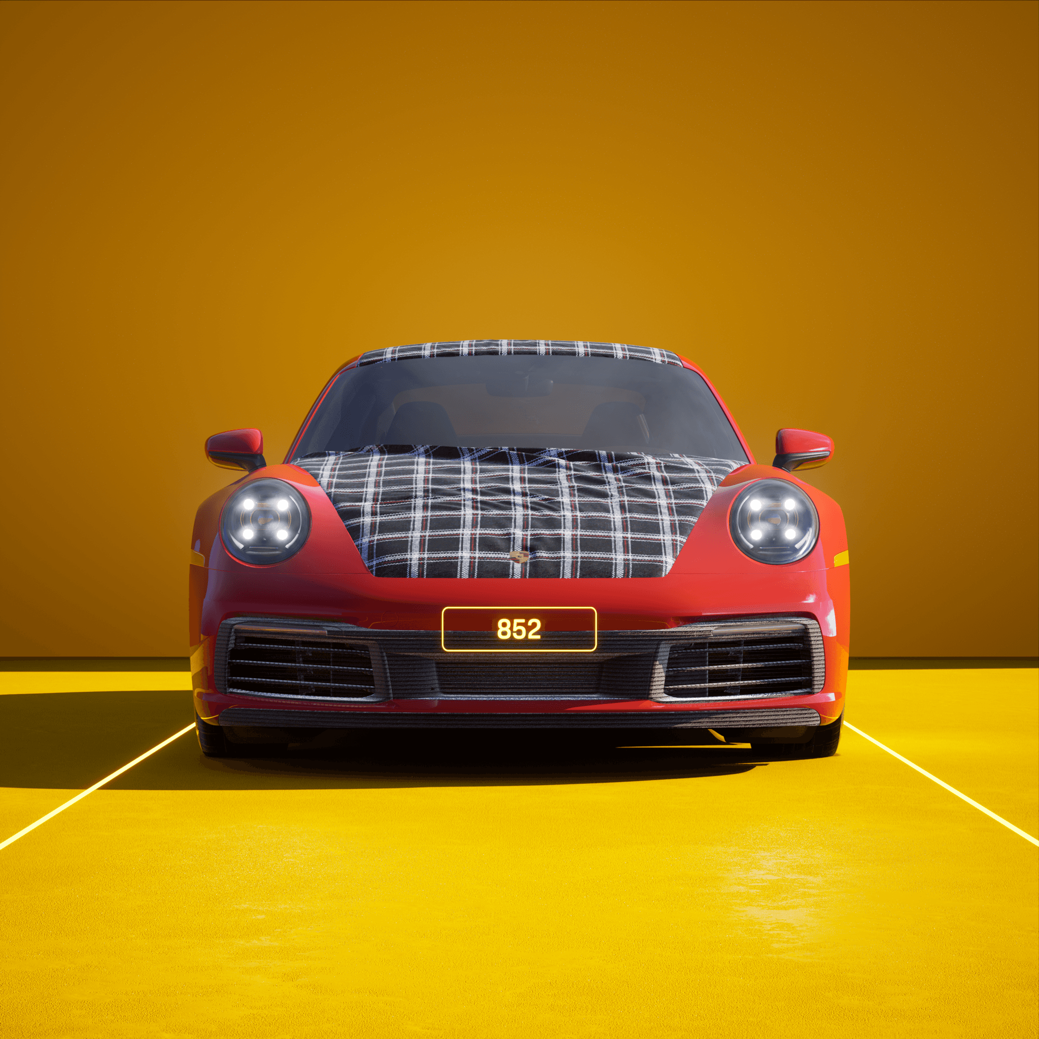The PORSCHΞ 911 852 image in phase