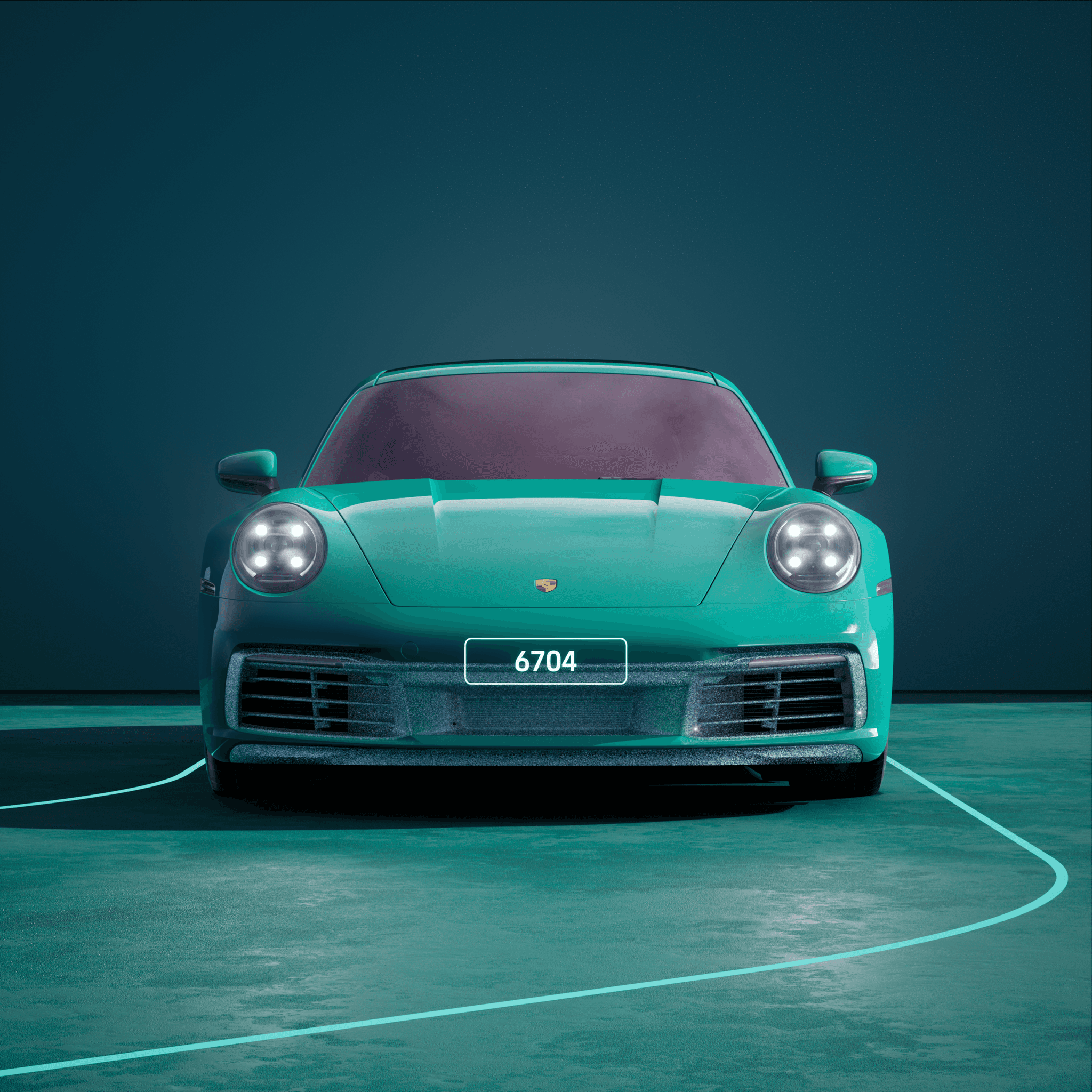 The PORSCHΞ 911 6704 image in phase