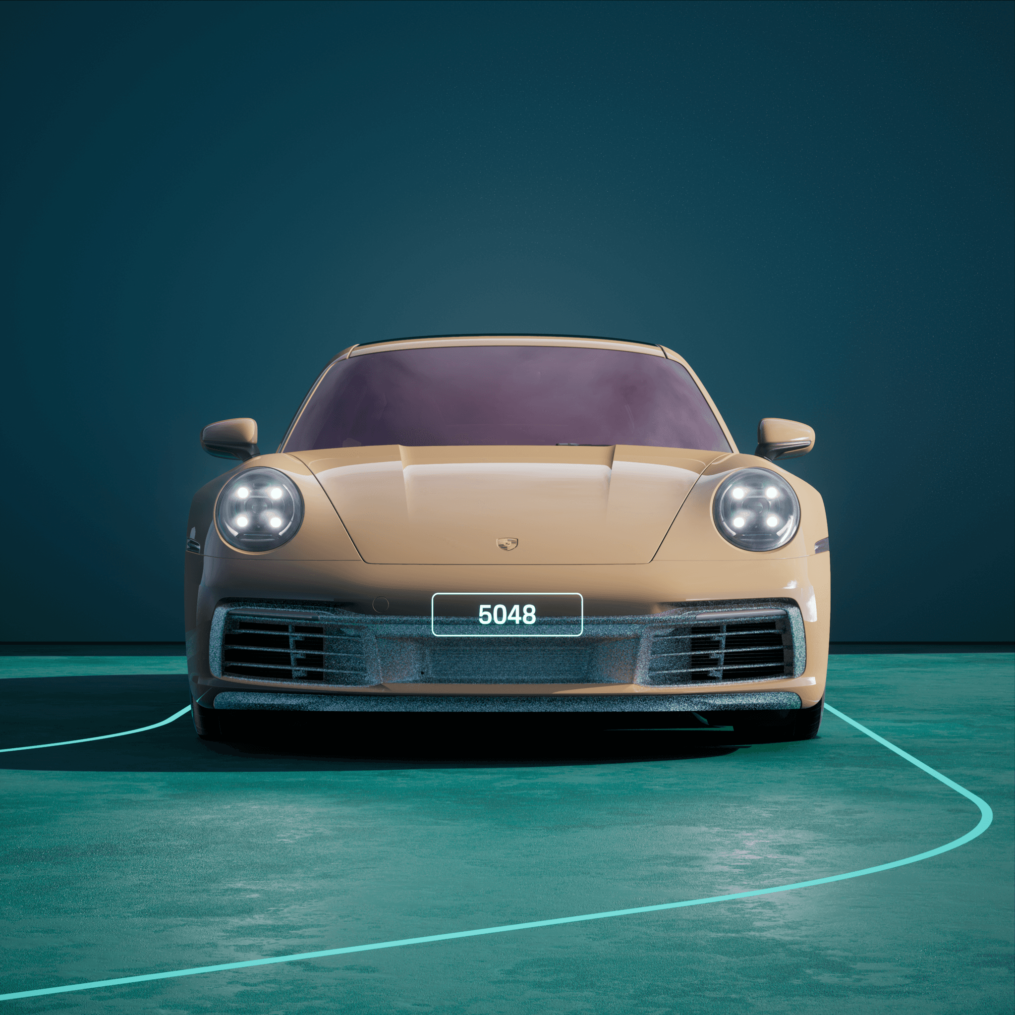 The PORSCHΞ 911 5048 image in phase