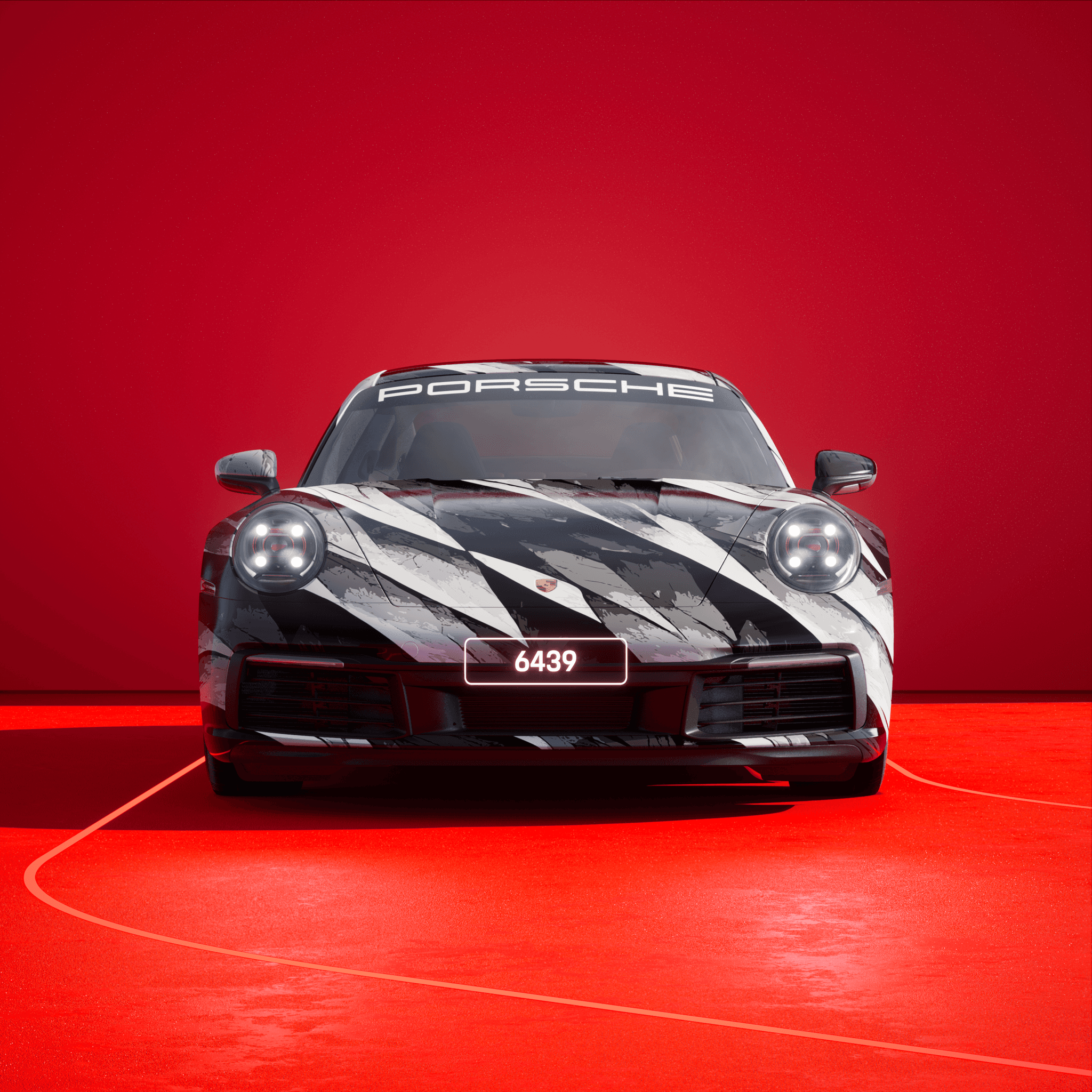 The PORSCHΞ 911 6439 image in phase