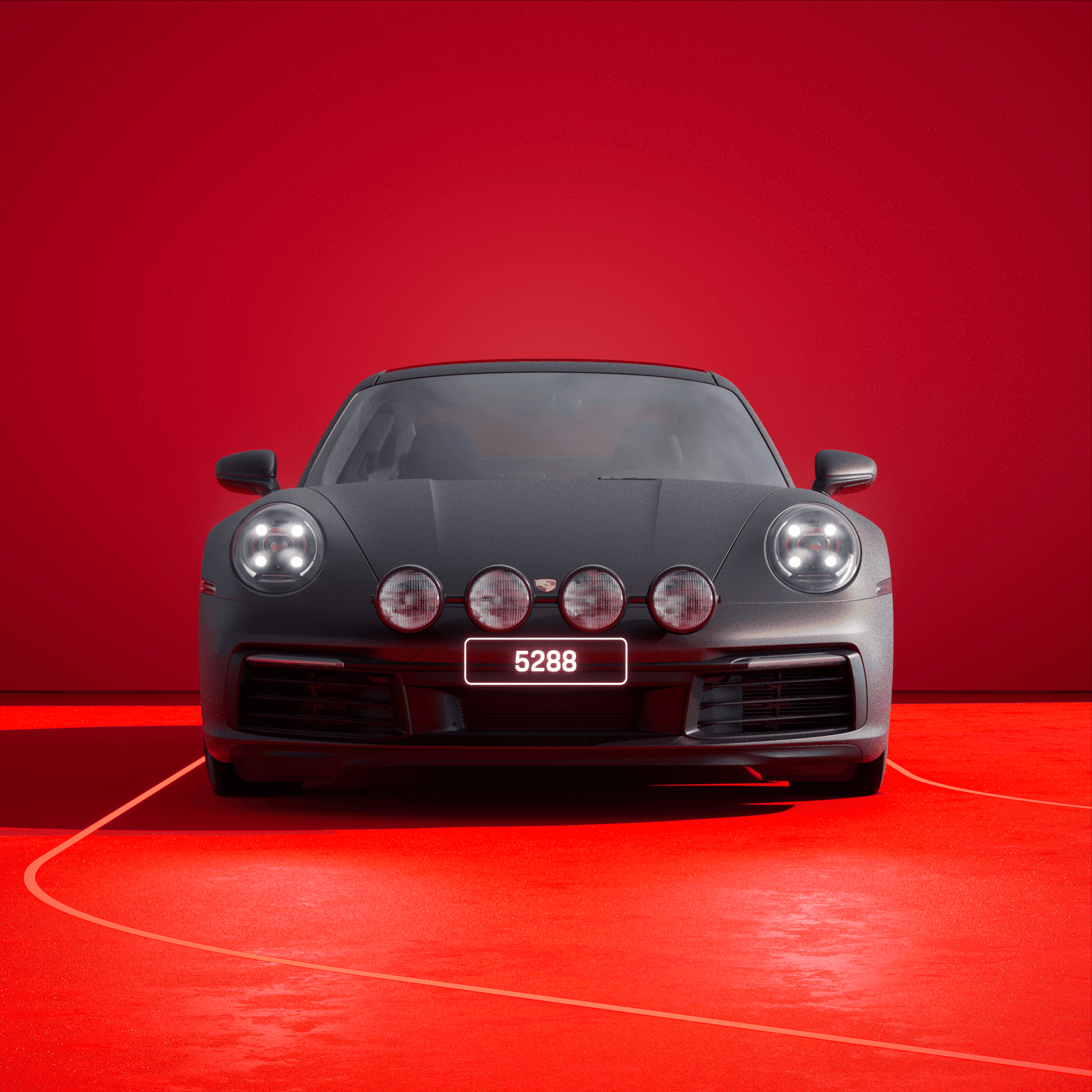 The PORSCHΞ 911 5288 image in phase