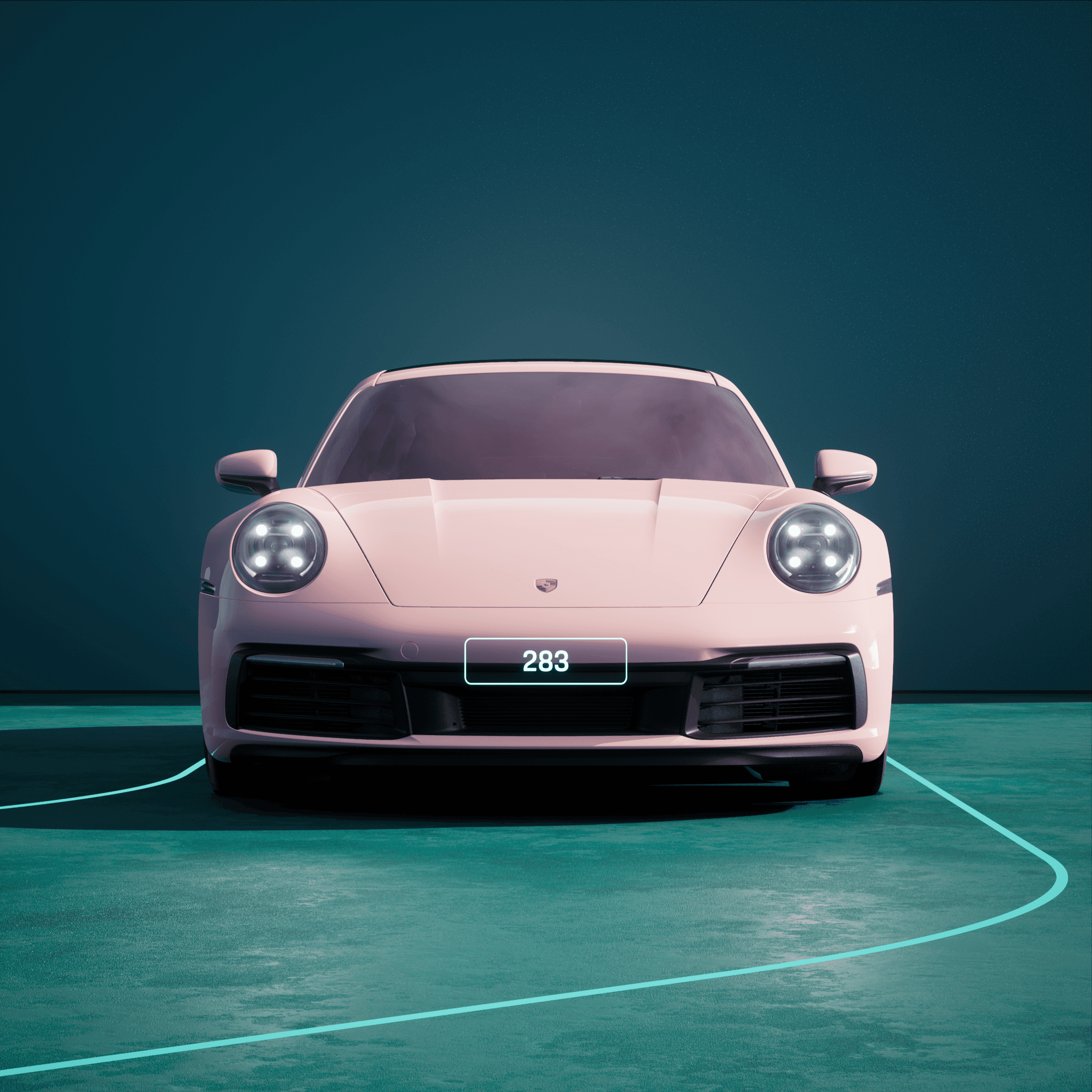 The PORSCHΞ 911 283 image in phase