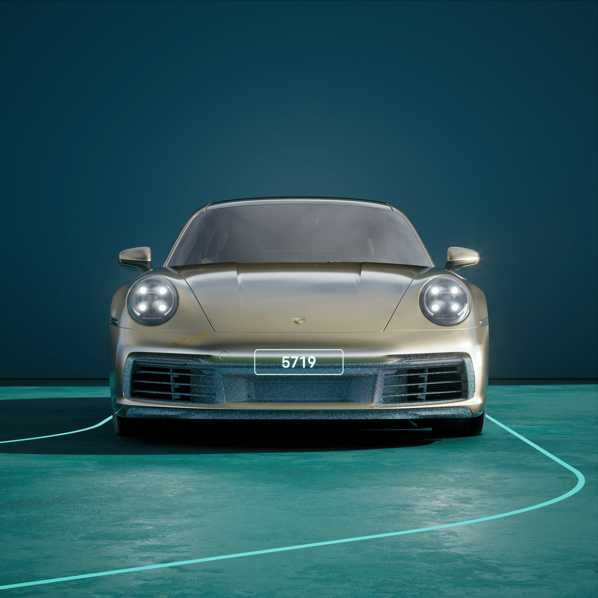 The PORSCHΞ 911 5719 image in phase