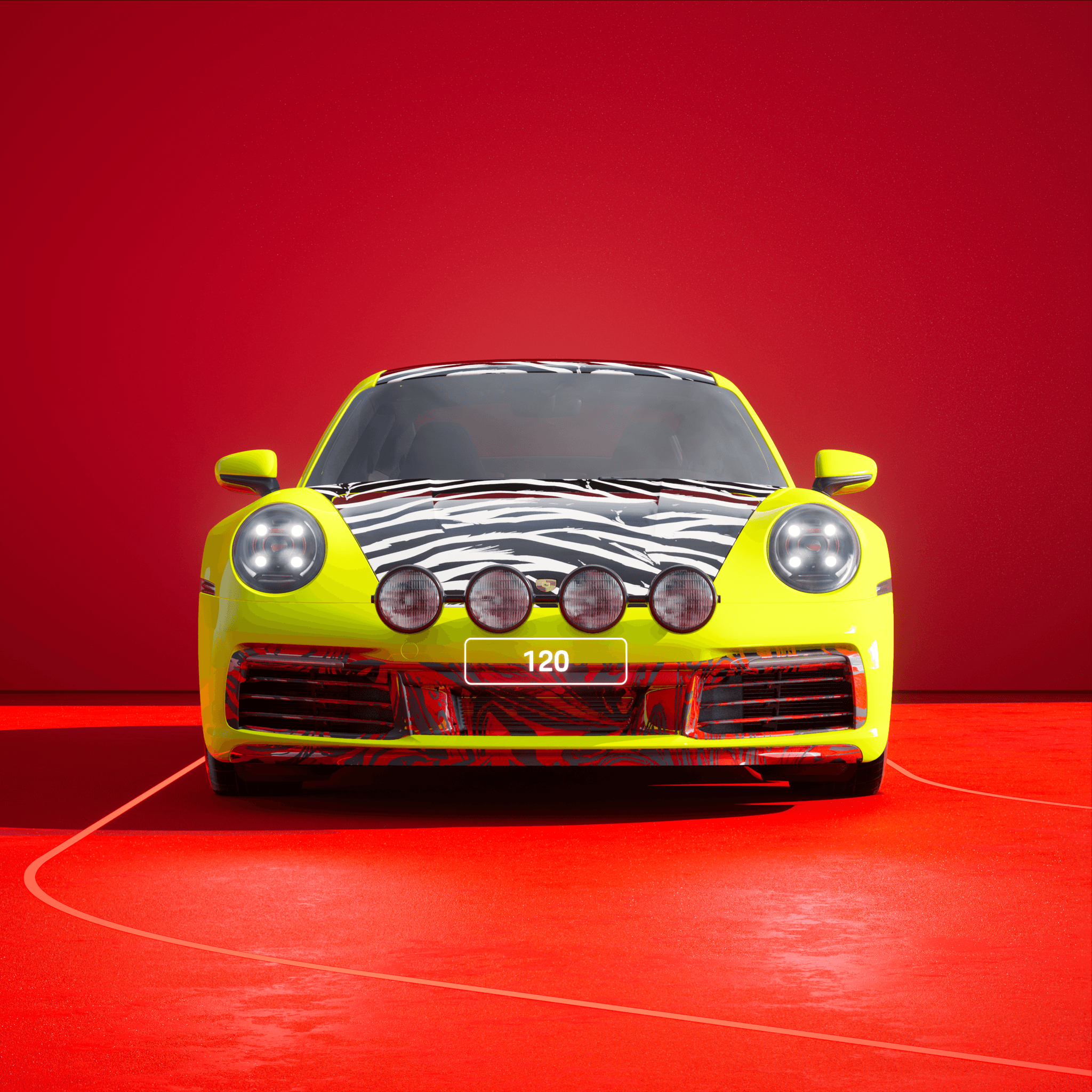 The PORSCHΞ 911 120 image in phase