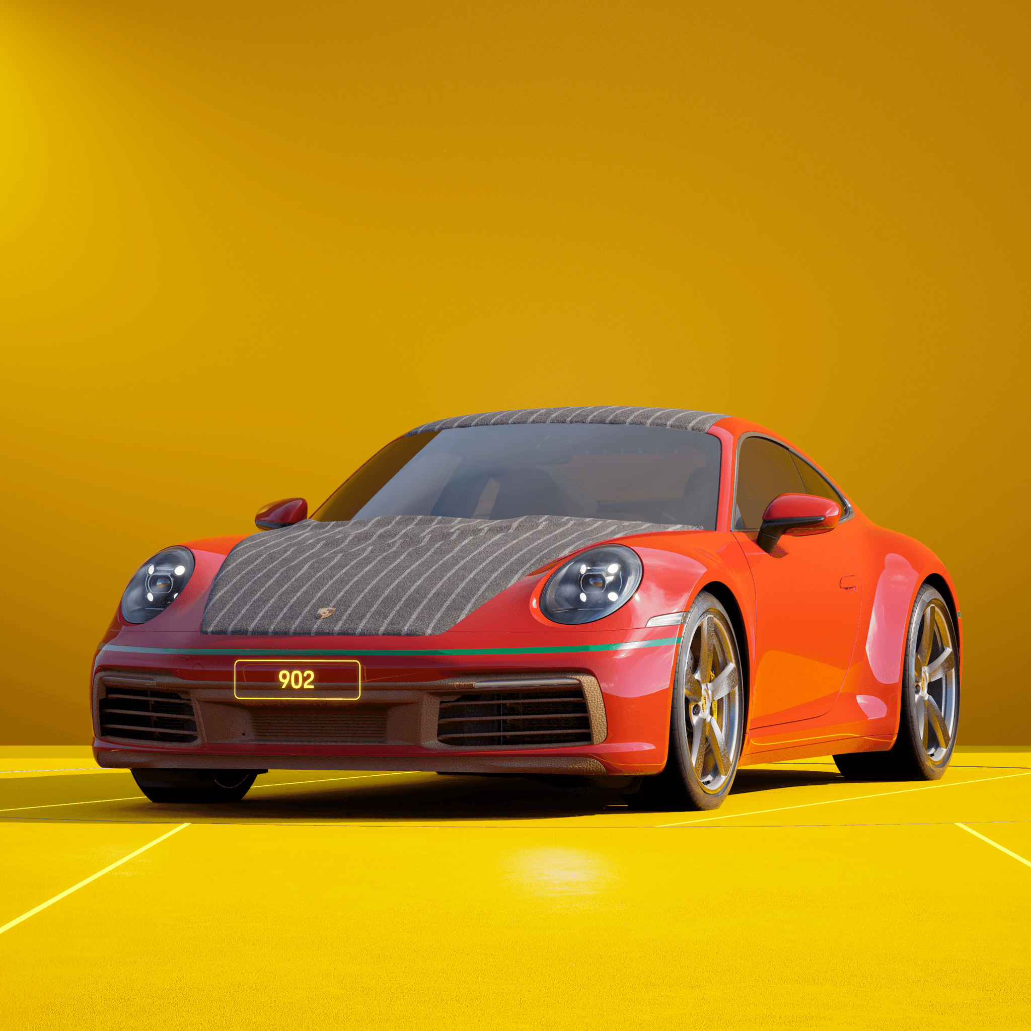 The PORSCHΞ 911 902 image in phase