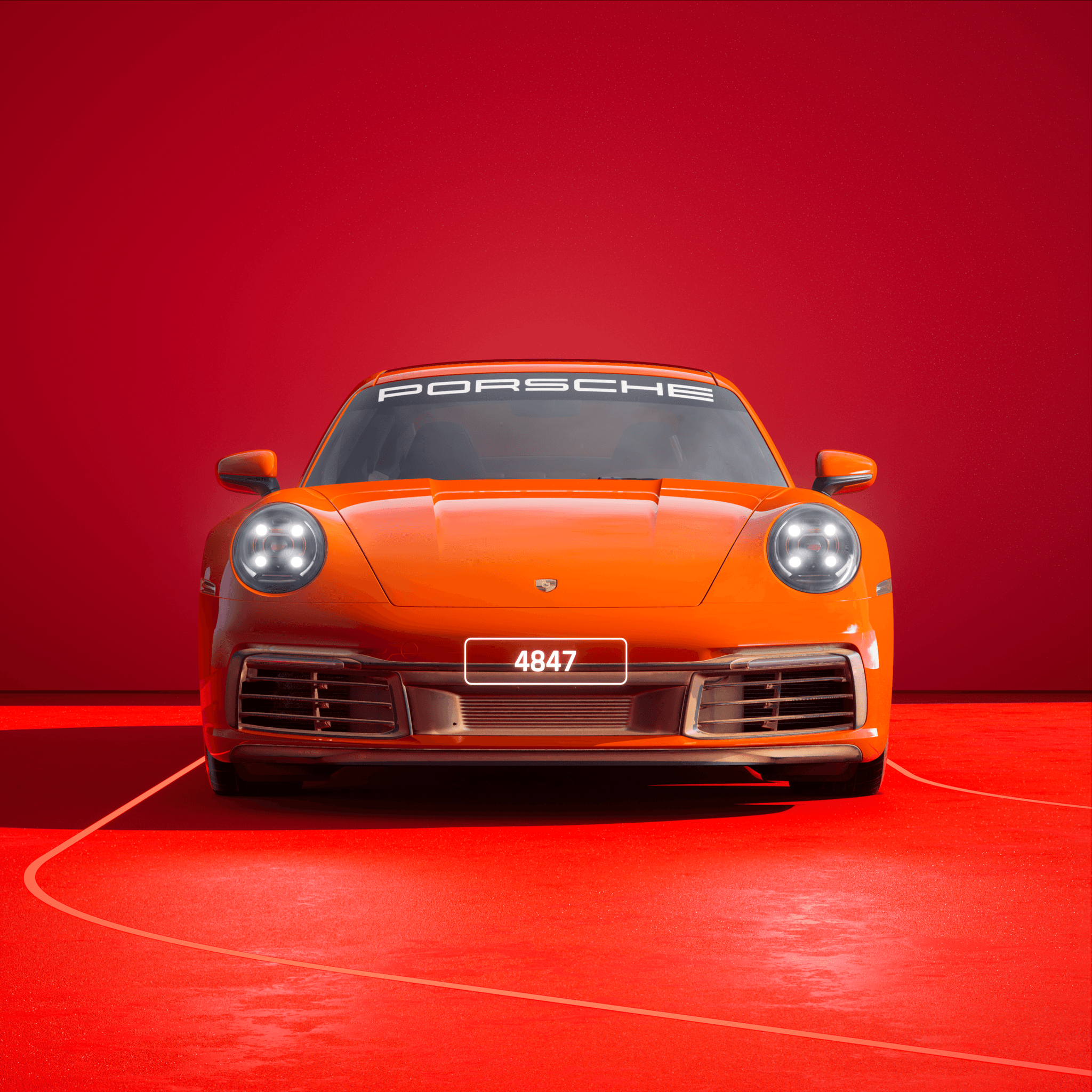 The PORSCHΞ 911 4847 image in phase