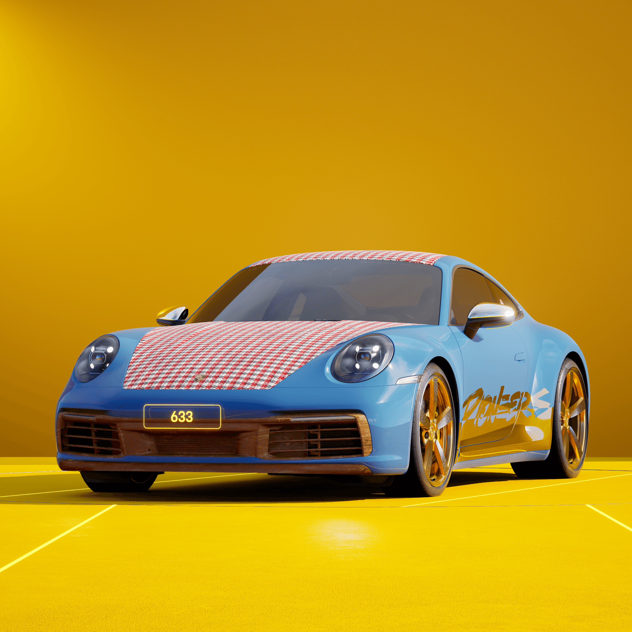 The PORSCHΞ 911 633 image in phase
