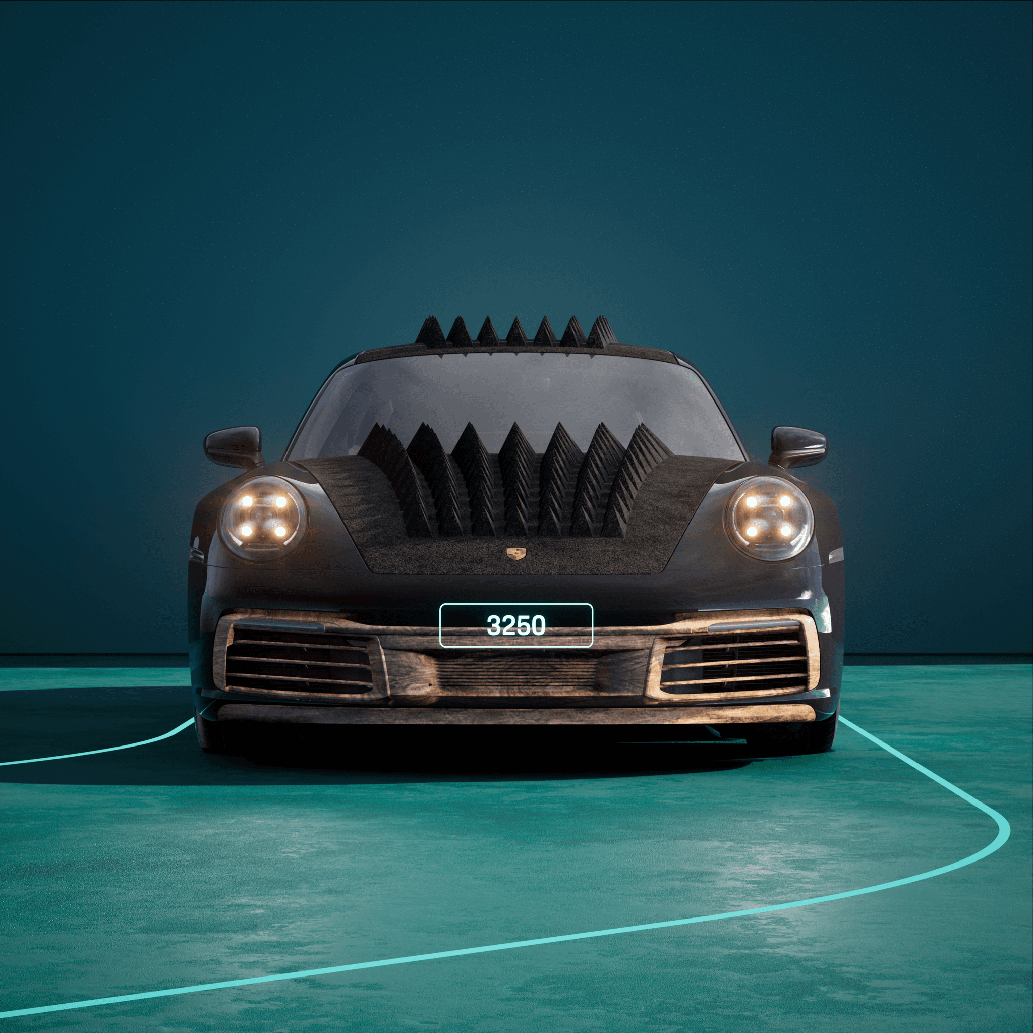 The PORSCHΞ 911 3250 image in phase