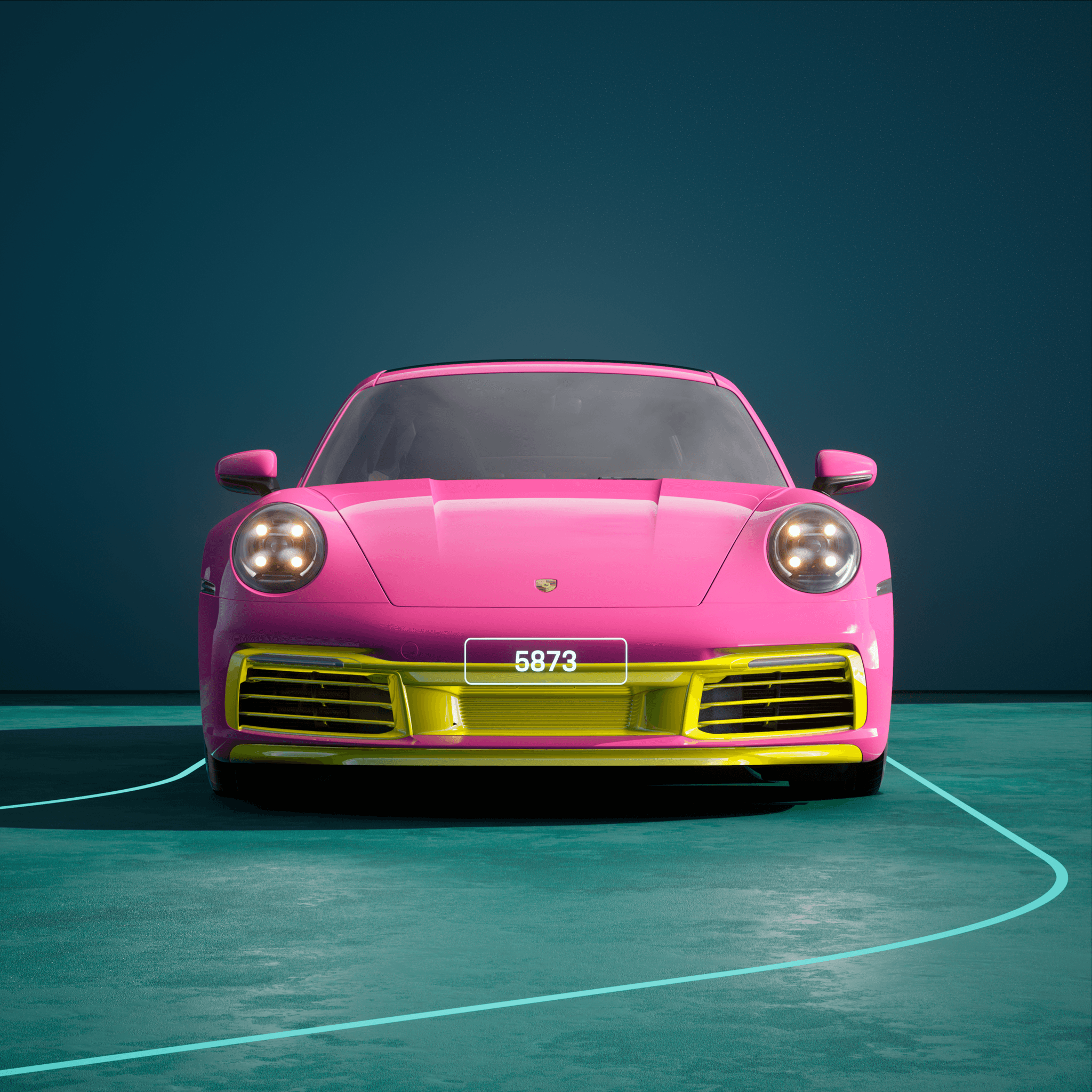 The PORSCHΞ 911 5873 image in phase