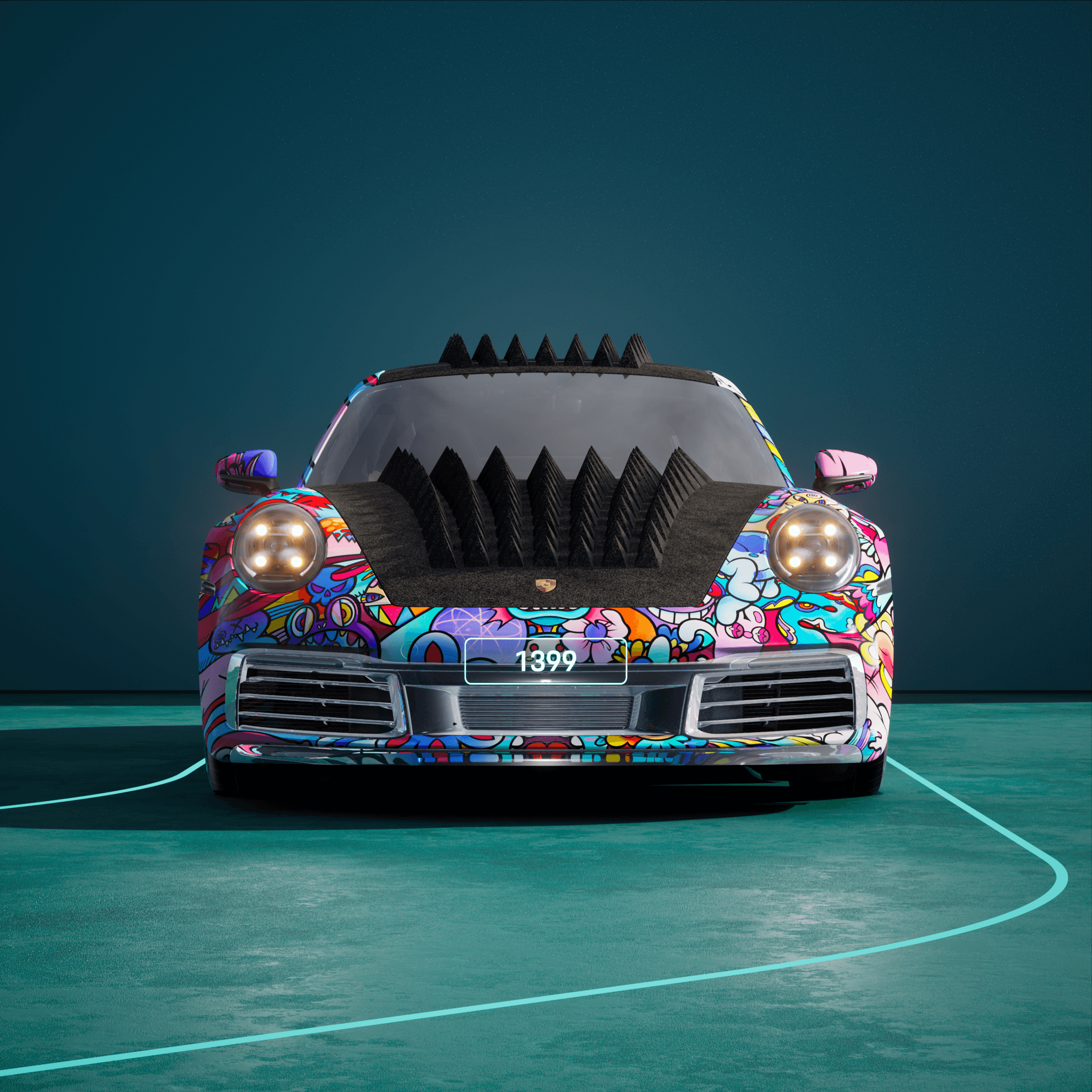 The PORSCHΞ 911 1399 image in phase