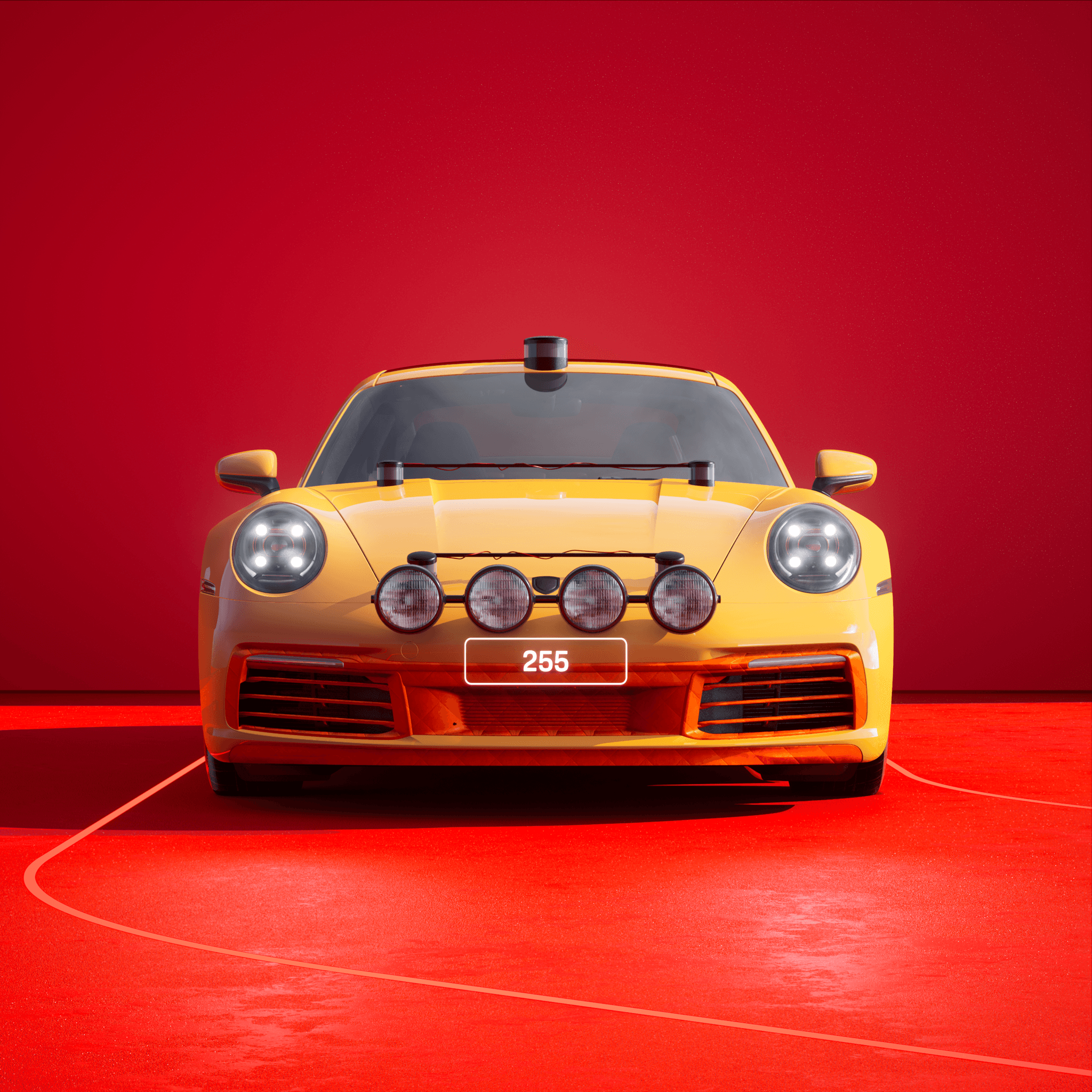 The PORSCHΞ 911 255 image in phase
