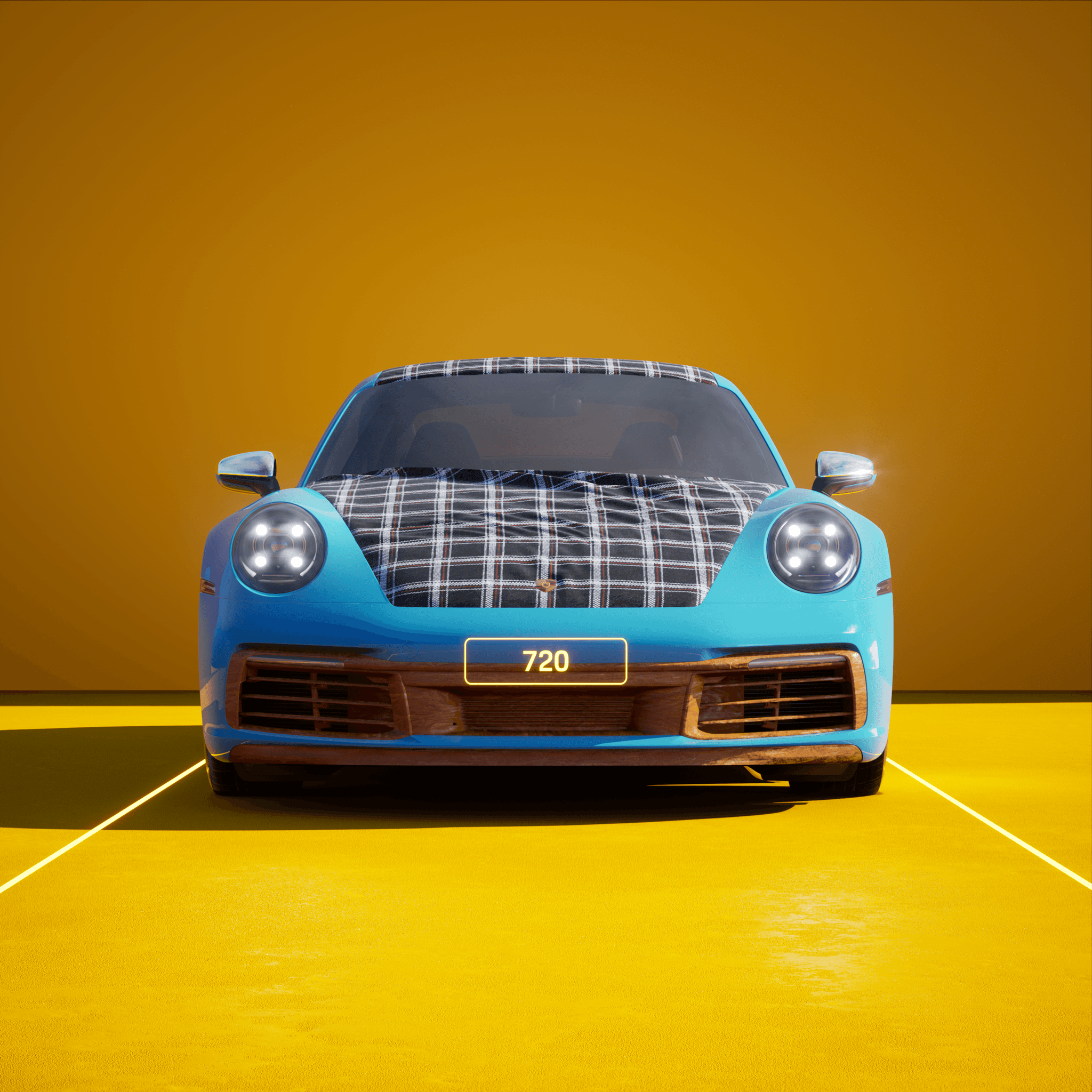 The PORSCHΞ 911 720 image in phase