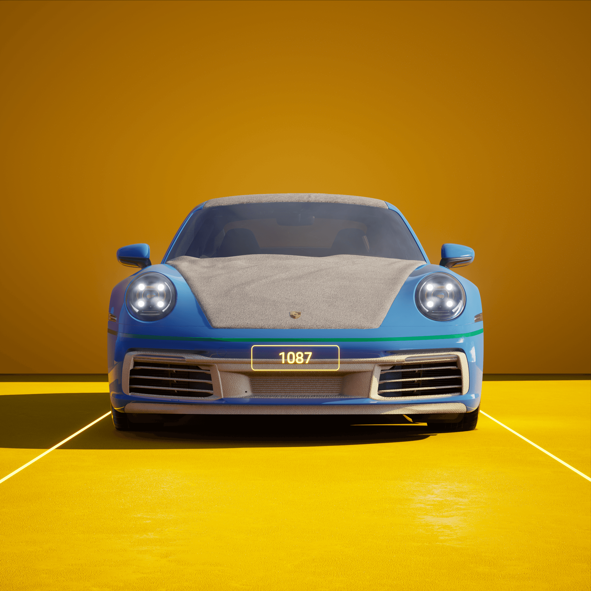 The PORSCHΞ 911 1087 image in phase