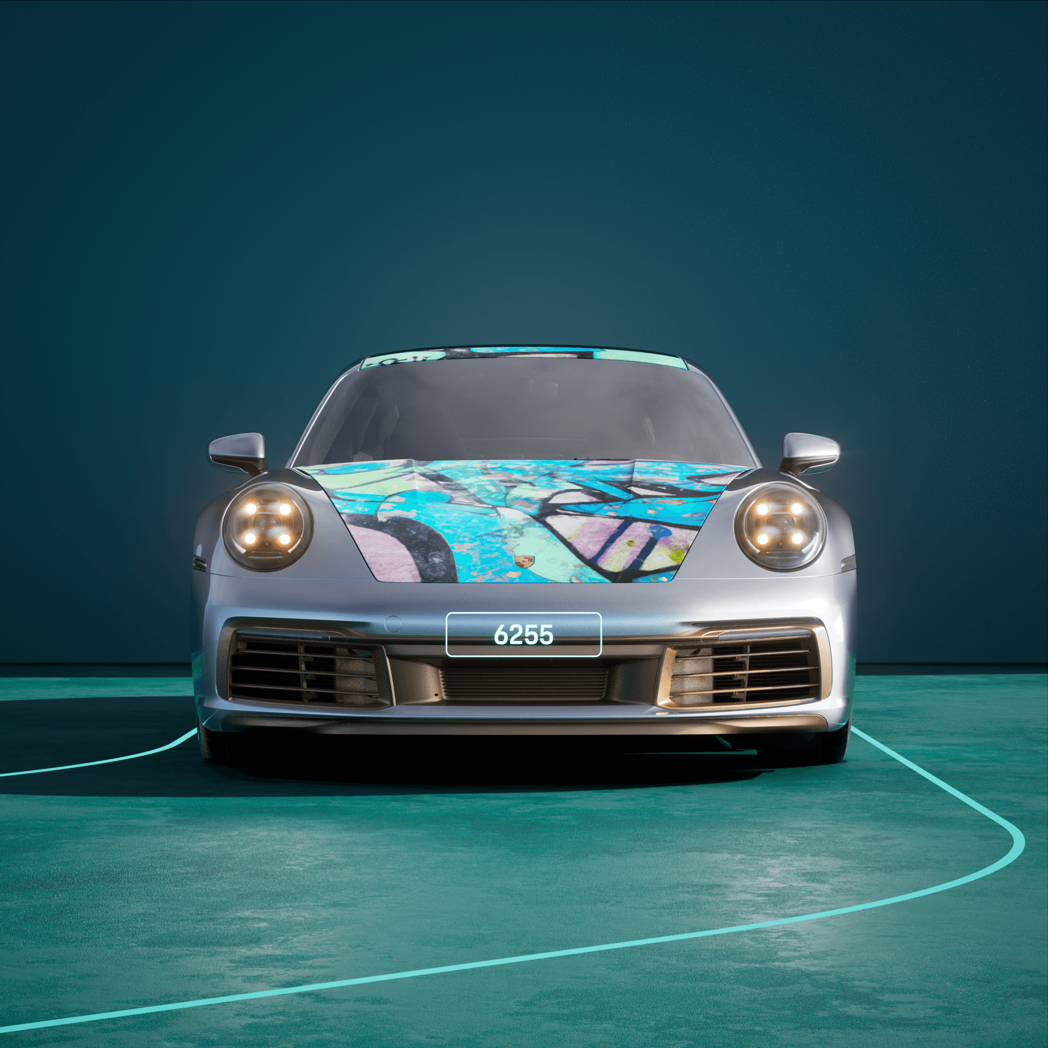 The PORSCHΞ 911 6255 image in phase
