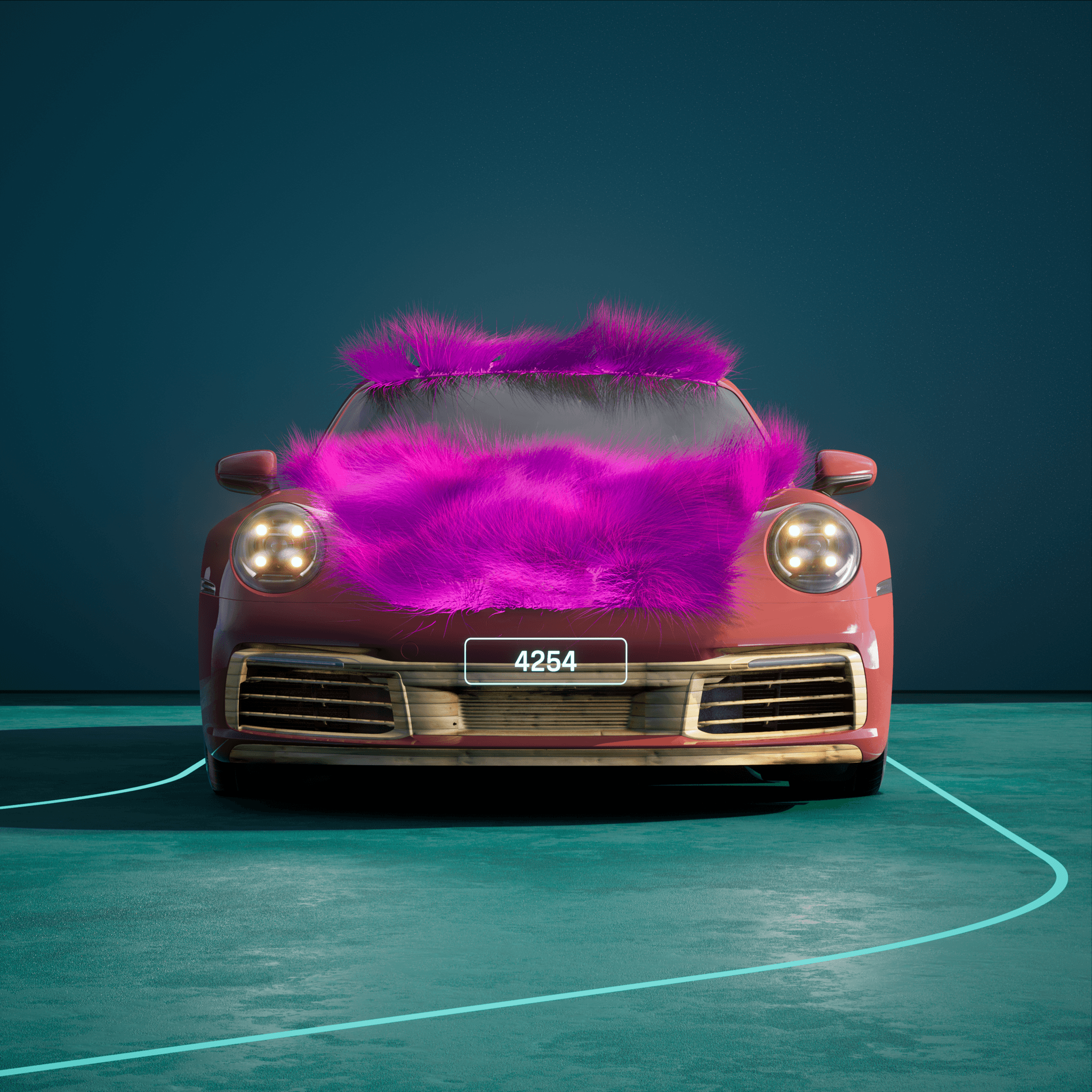 The PORSCHΞ 911 4254 image in phase
