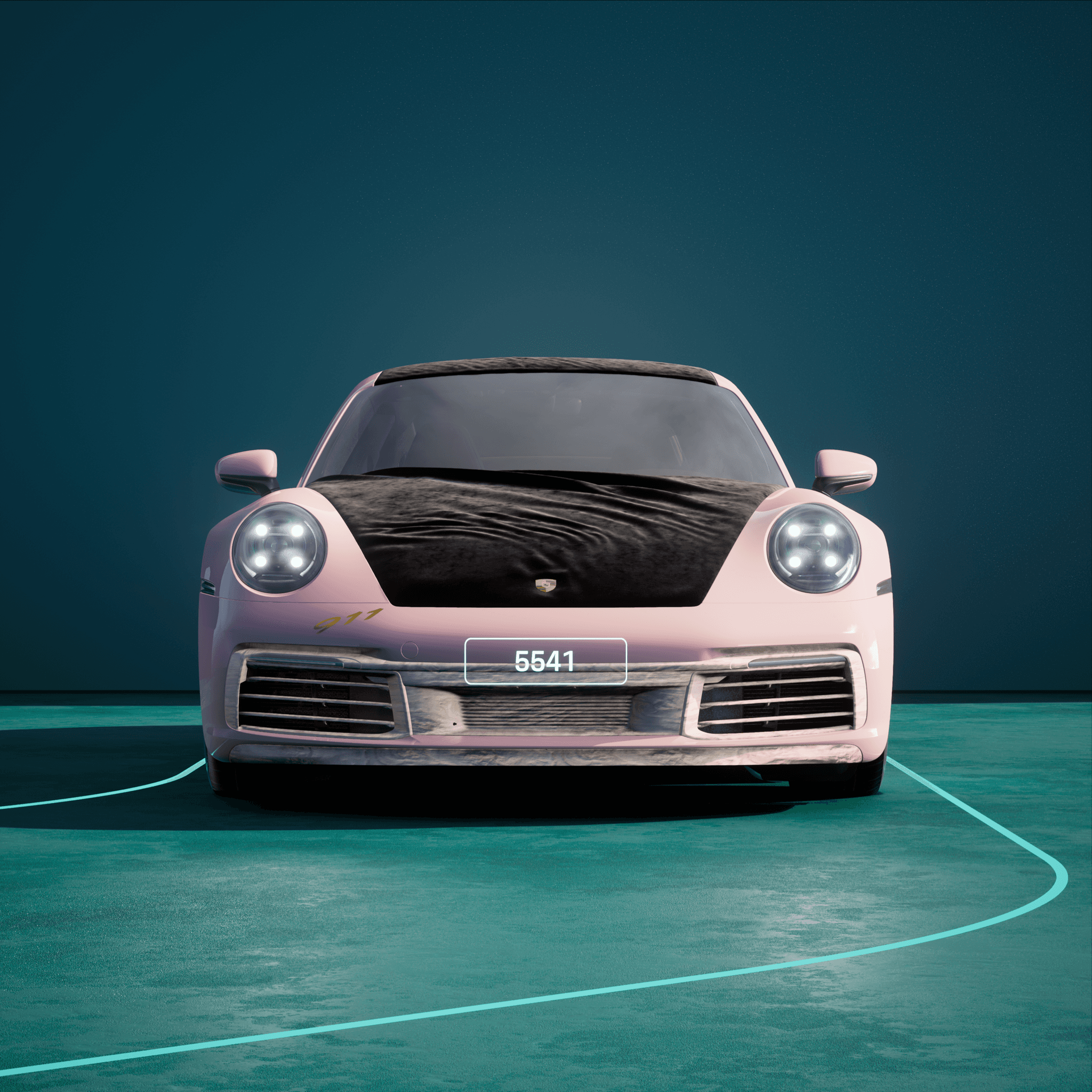 The PORSCHΞ 911 5541 image in phase