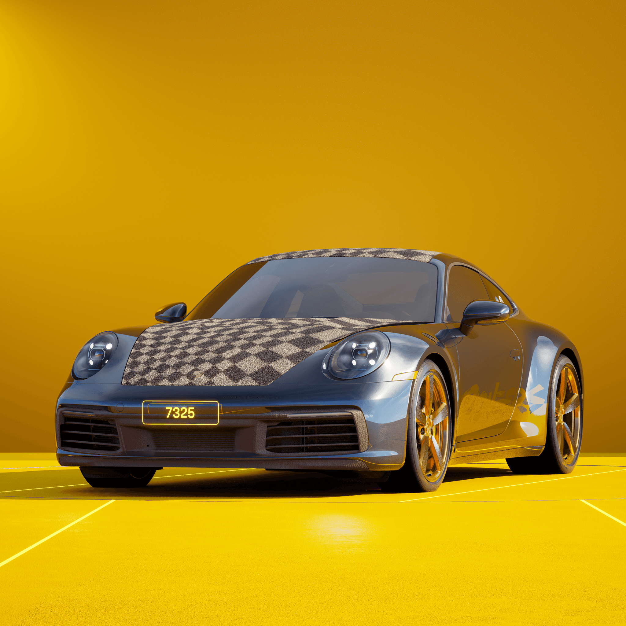 The PORSCHΞ 911 7325 image in phase