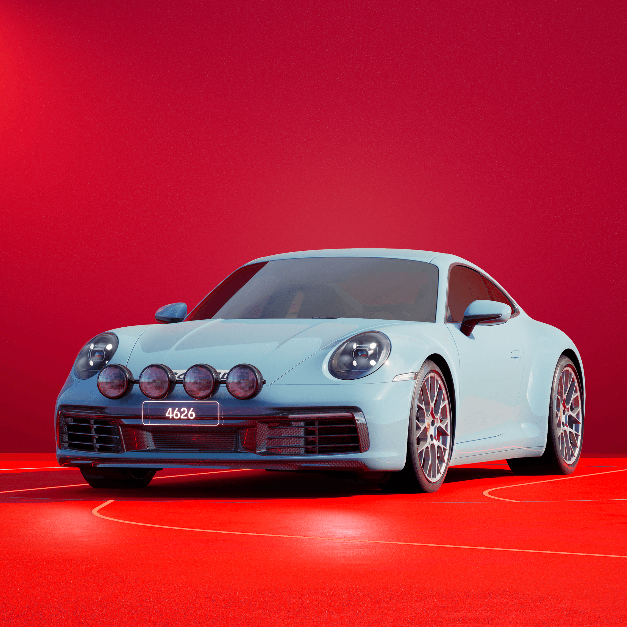 The PORSCHΞ 911 4626 image in phase