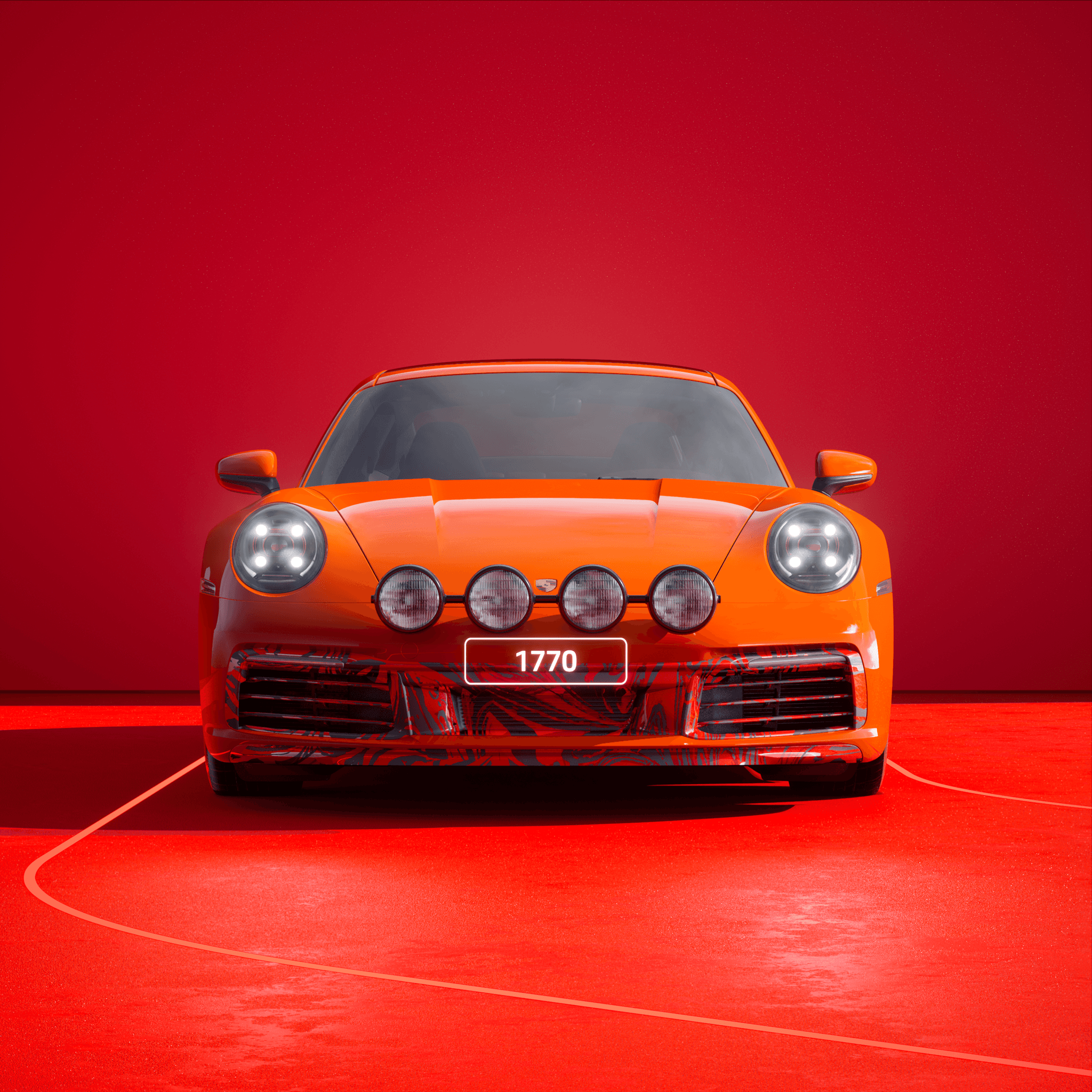 The PORSCHΞ 911 1770 image in phase