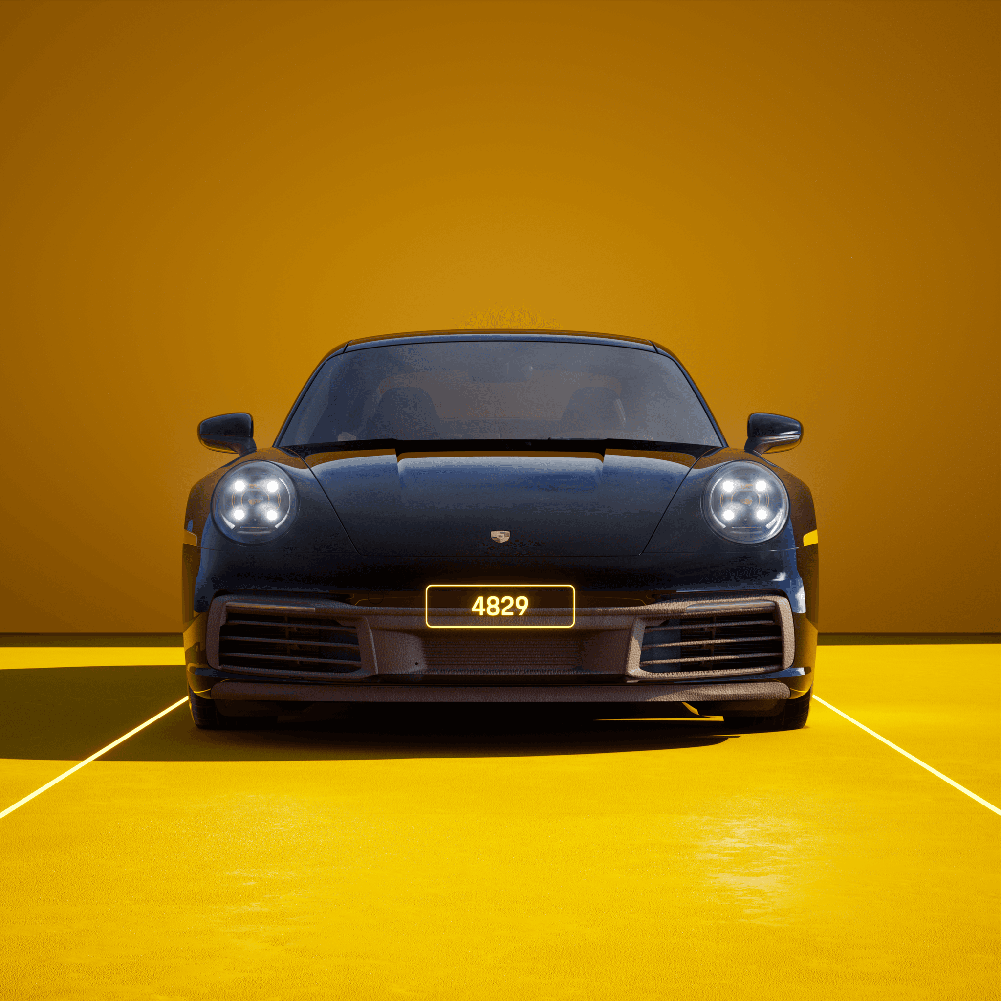 The PORSCHΞ 911 4829 image in phase