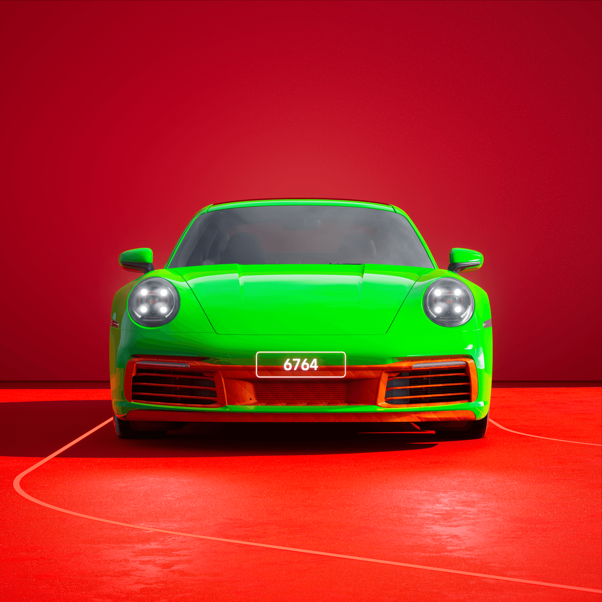 The PORSCHΞ 911 6764 image in phase