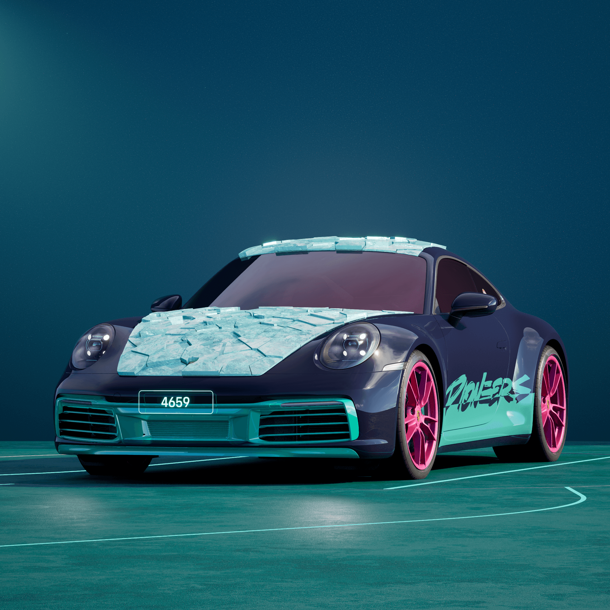 The PORSCHΞ 911 4659 image in phase