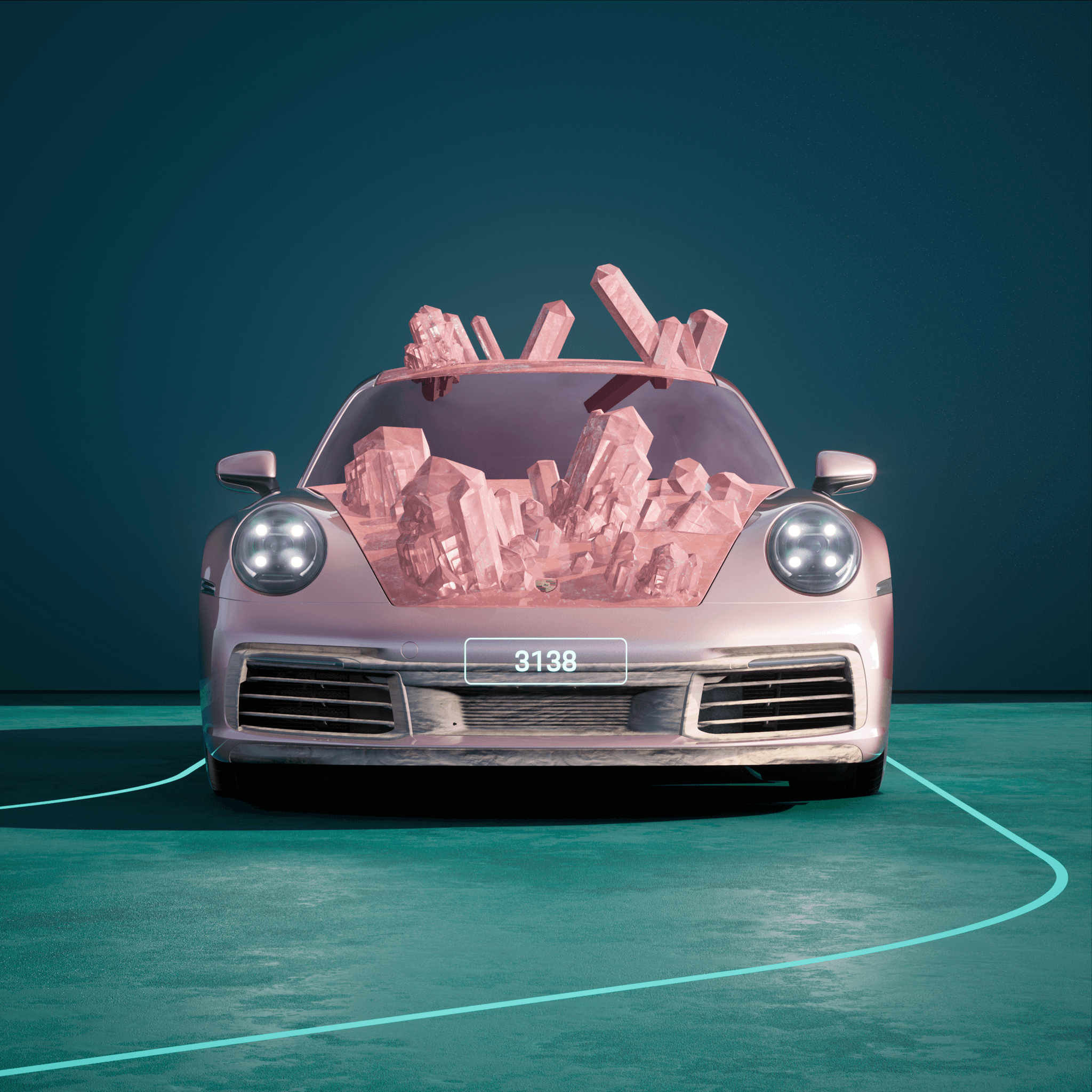 The PORSCHΞ 911 3138 image in phase