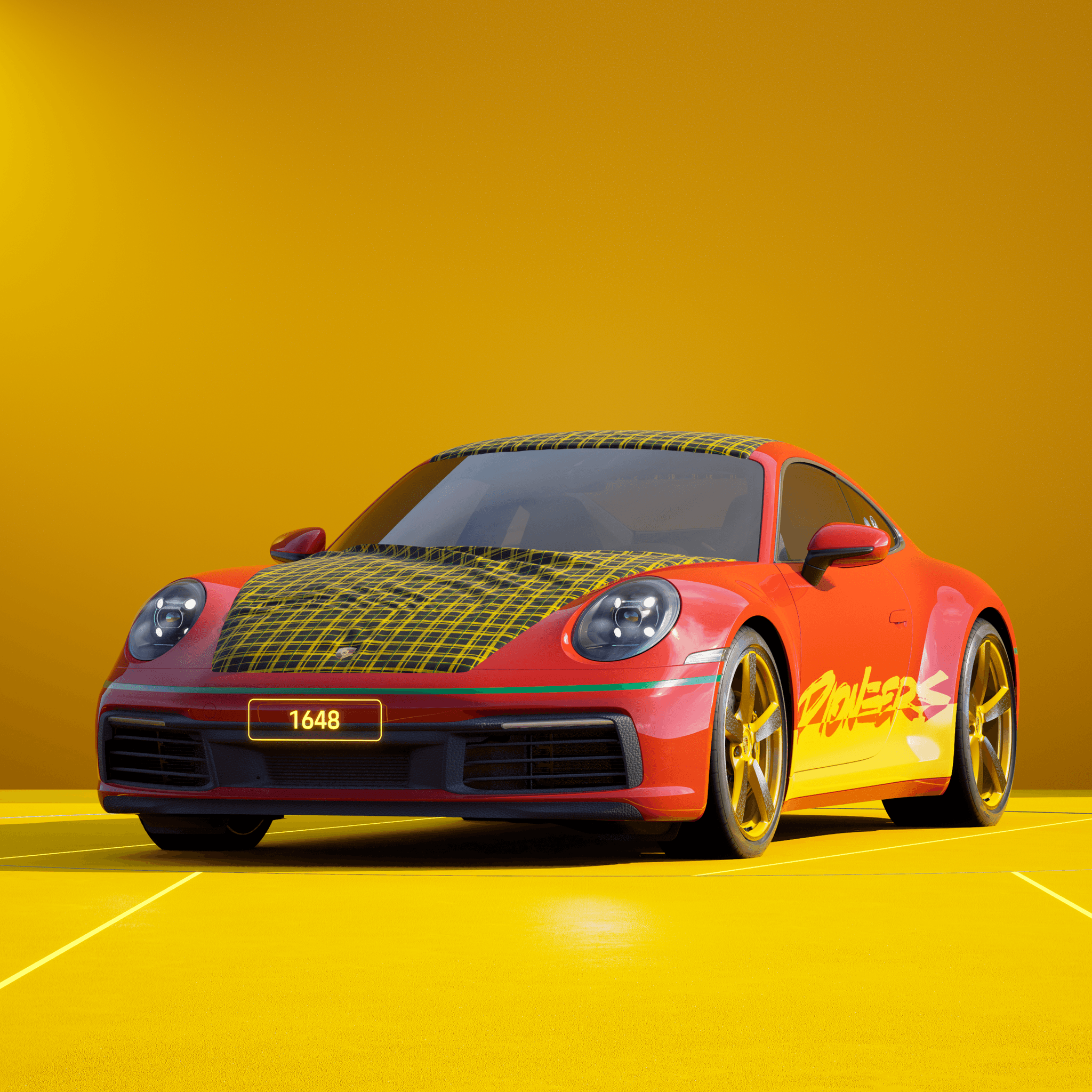 The PORSCHΞ 911 1648 image in phase